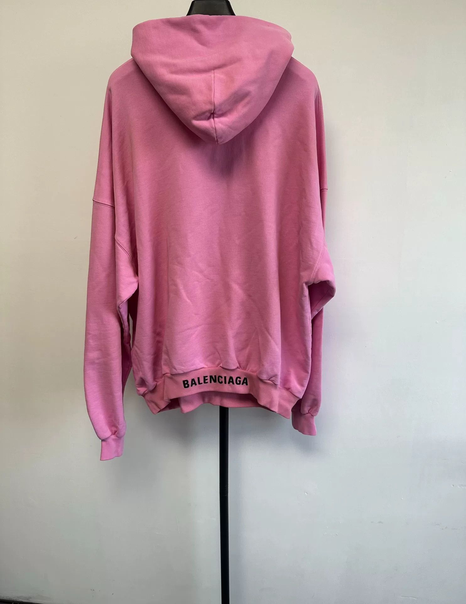 Balenciaga Balenciaga Back Logo Print Hoodie Size 1 Size US S / EU 44-46 / 1 - 3 Thumbnail