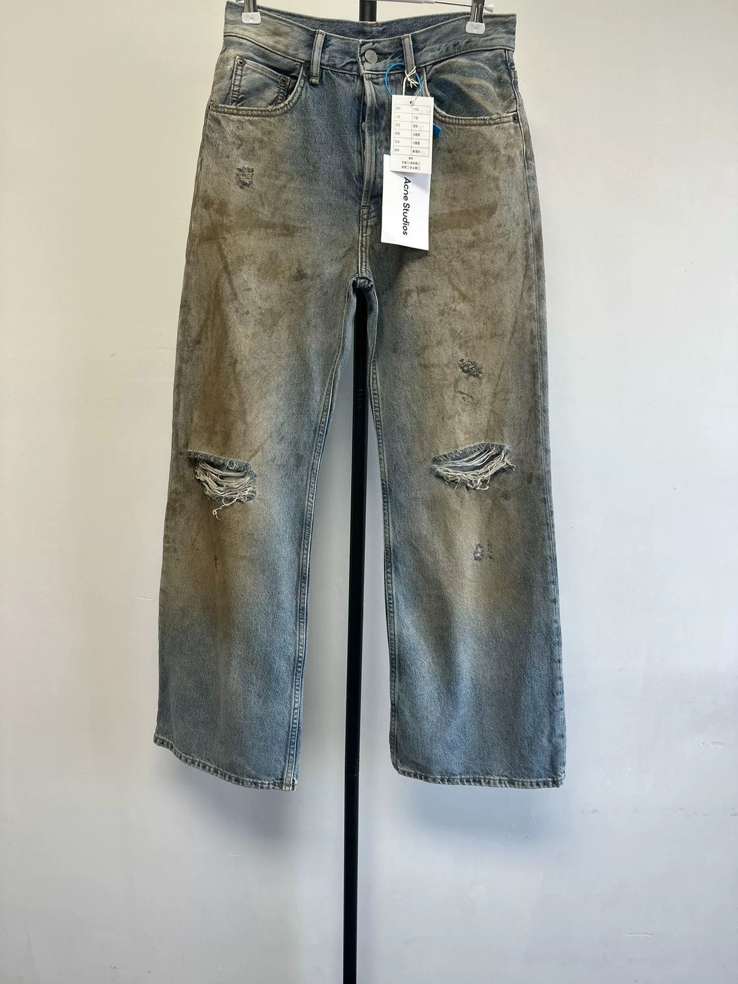 Acne Studios Acne Studios Penicillin Distressed Jeans 25 Size US 26 / EU 42 - 2 Thumbnail