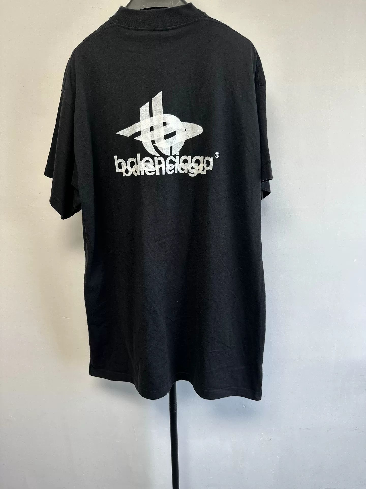 Balenciaga Balenciaga Logo Print Short Sleeve T-Shirt Size 1 Size US S / EU 44-46 / 1 - 3 Thumbnail
