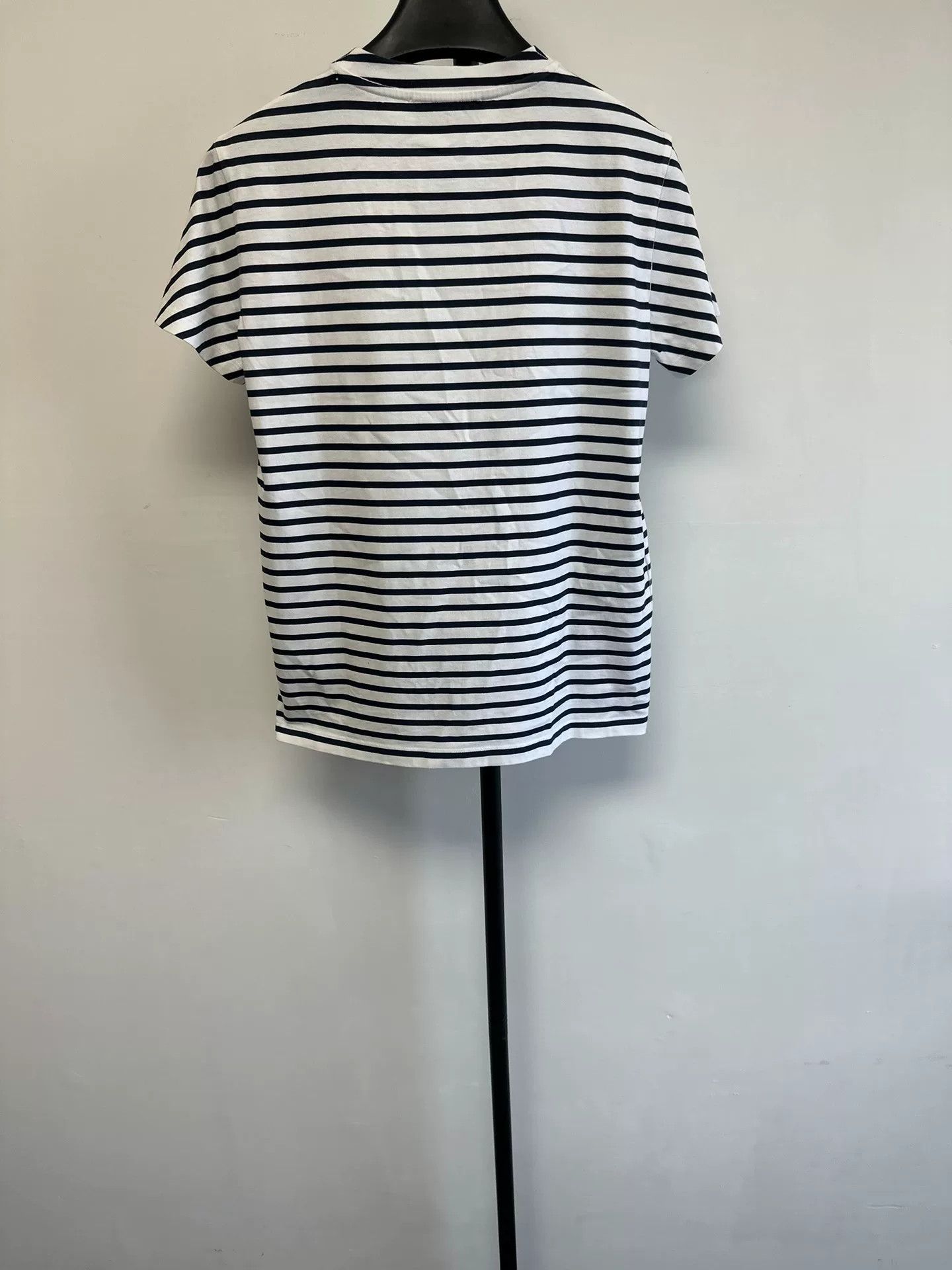 Miu Miu Miu Miu Striped Logo T-Shirt XS Size XS / US 0-2 / IT 36-38 - 3 Thumbnail