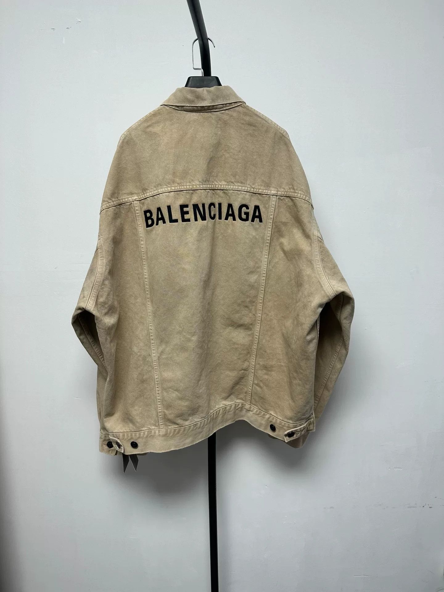 Balenciaga Balenciaga Logo Embroidery Denim Jacket Size 2 Size US M / EU 48-50 / 2 - 3 Thumbnail