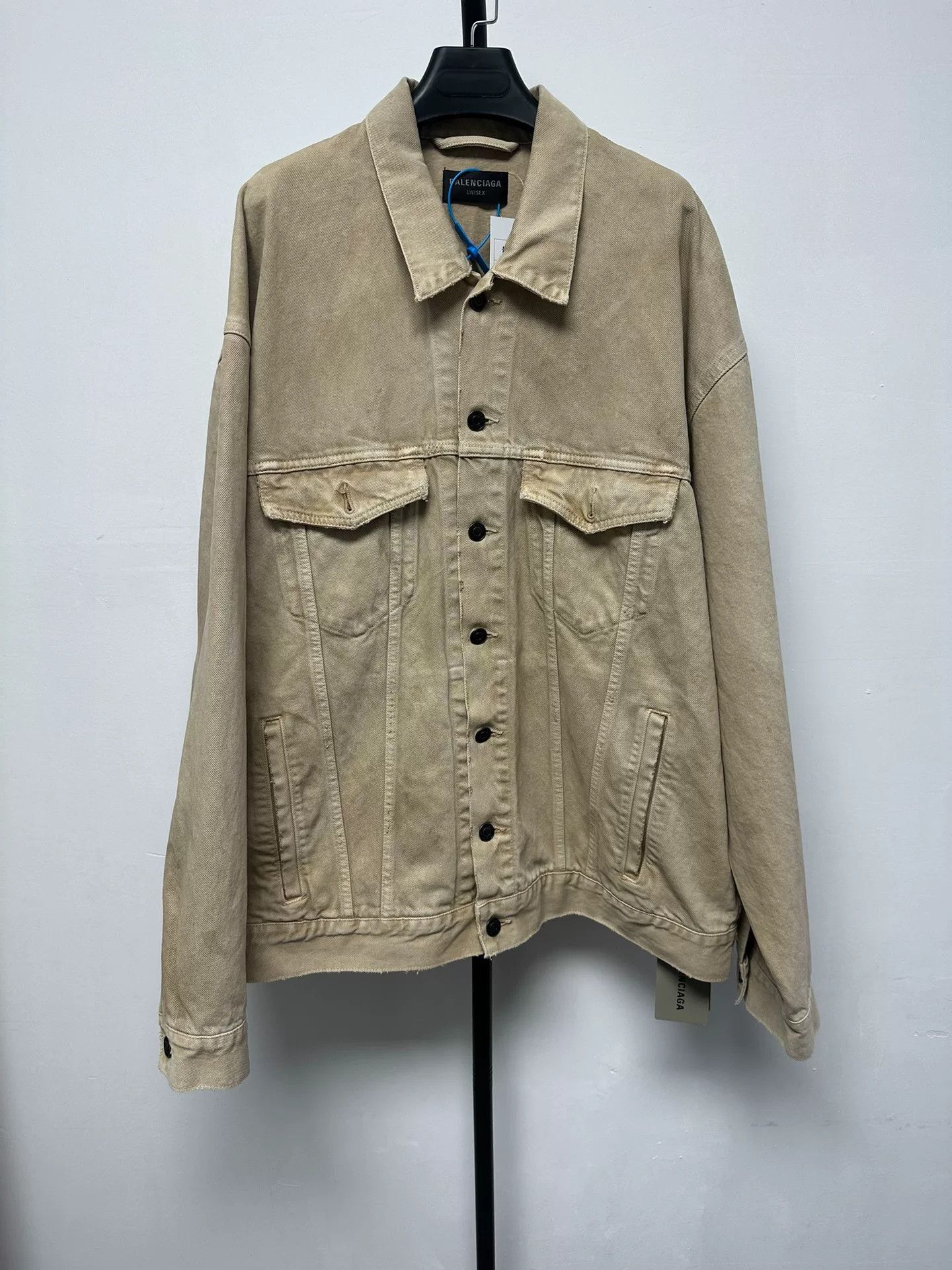 Balenciaga Balenciaga Logo Embroidery Denim Jacket Size 2 Size US M / EU 48-50 / 2 - 2 Thumbnail