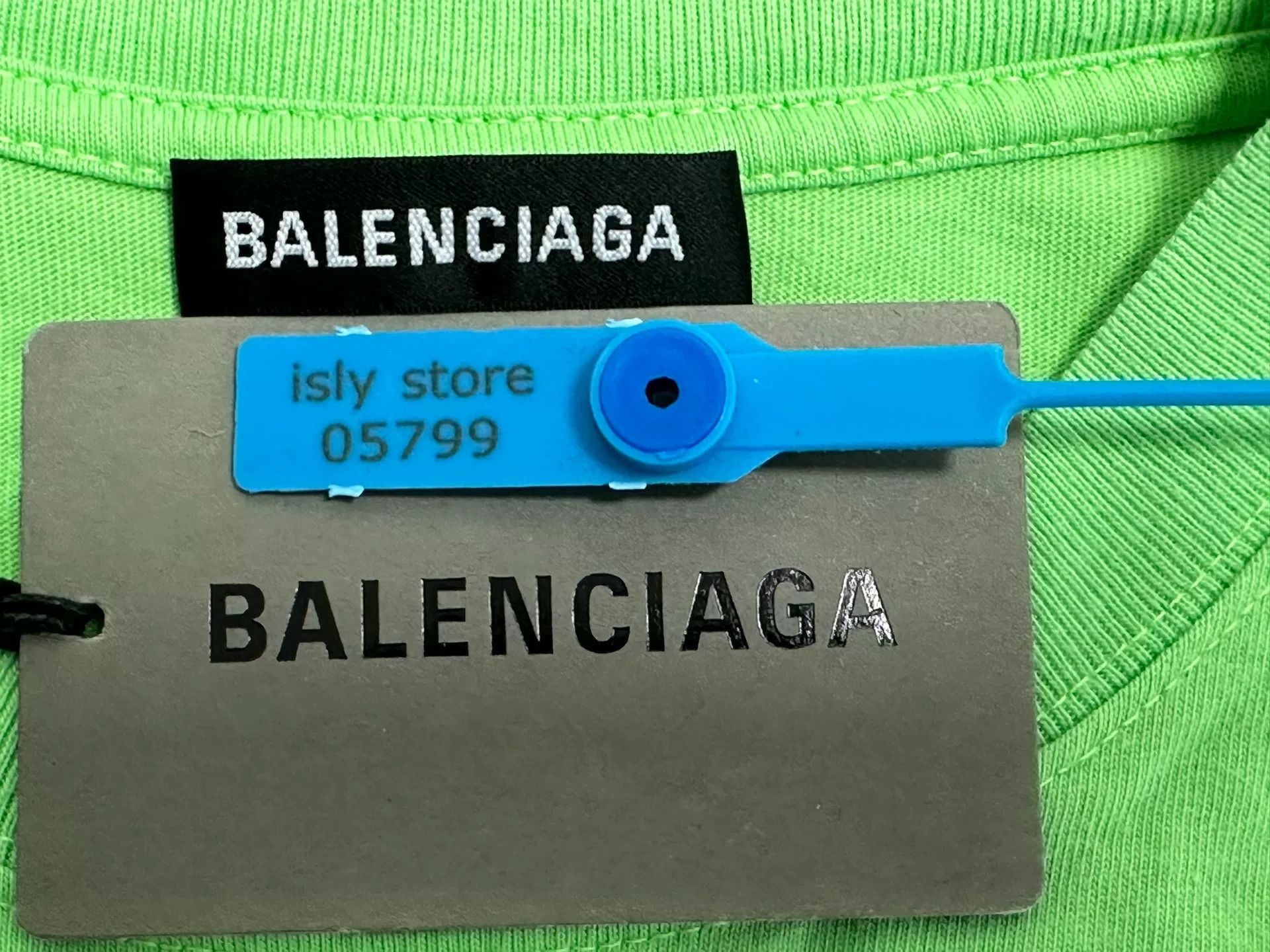 Balenciaga Balenciaga WFP Neon Green T-Shirt Size M Size US M / EU 48-50 / 2 - 5 Thumbnail