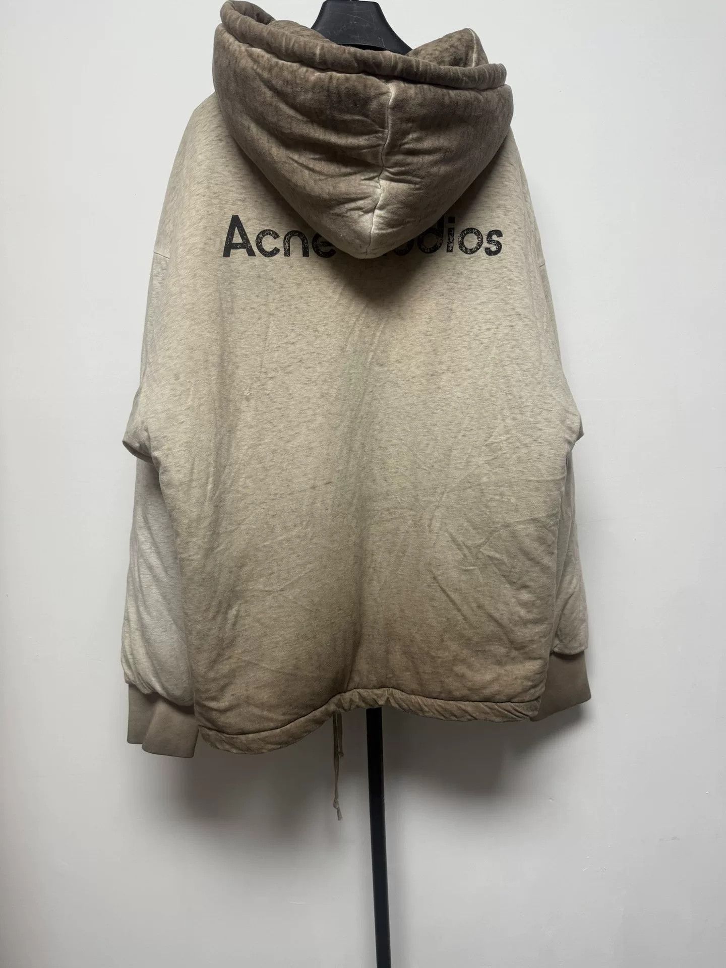Acne Studios Acne Studios Faded Distressed Padded Hoodie XS Size US XS / EU 42 / 0 - 3 Thumbnail
