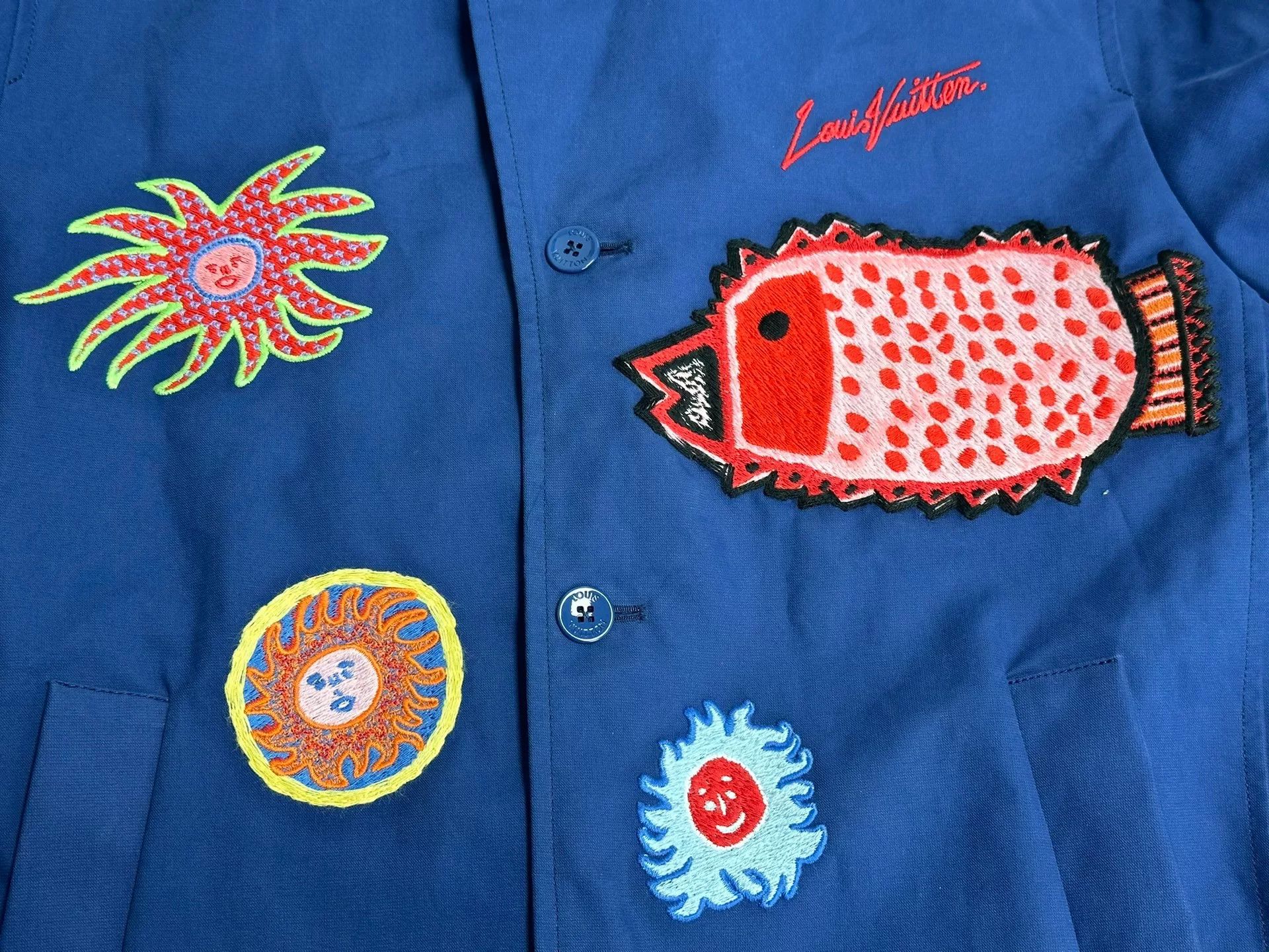 Louis Vuitton Louis Vuitton Cartoon Embroidered Light Jacket 46 Size US S / EU 44-46 / 1 - 4 Thumbnail