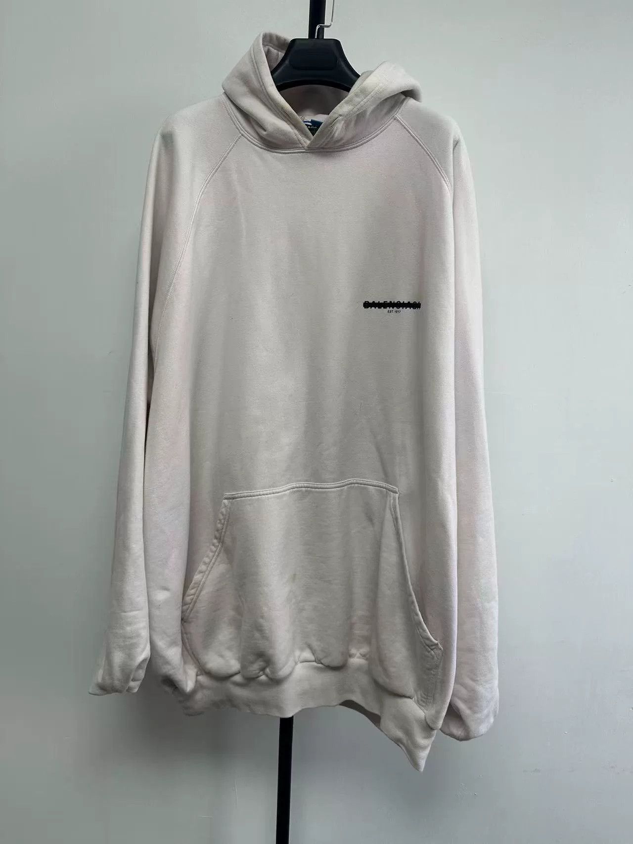 Balenciaga Balenciaga Strike-Through Logo Hoodie Size 2 Size US M / EU 48-50 / 2 - 2 Thumbnail