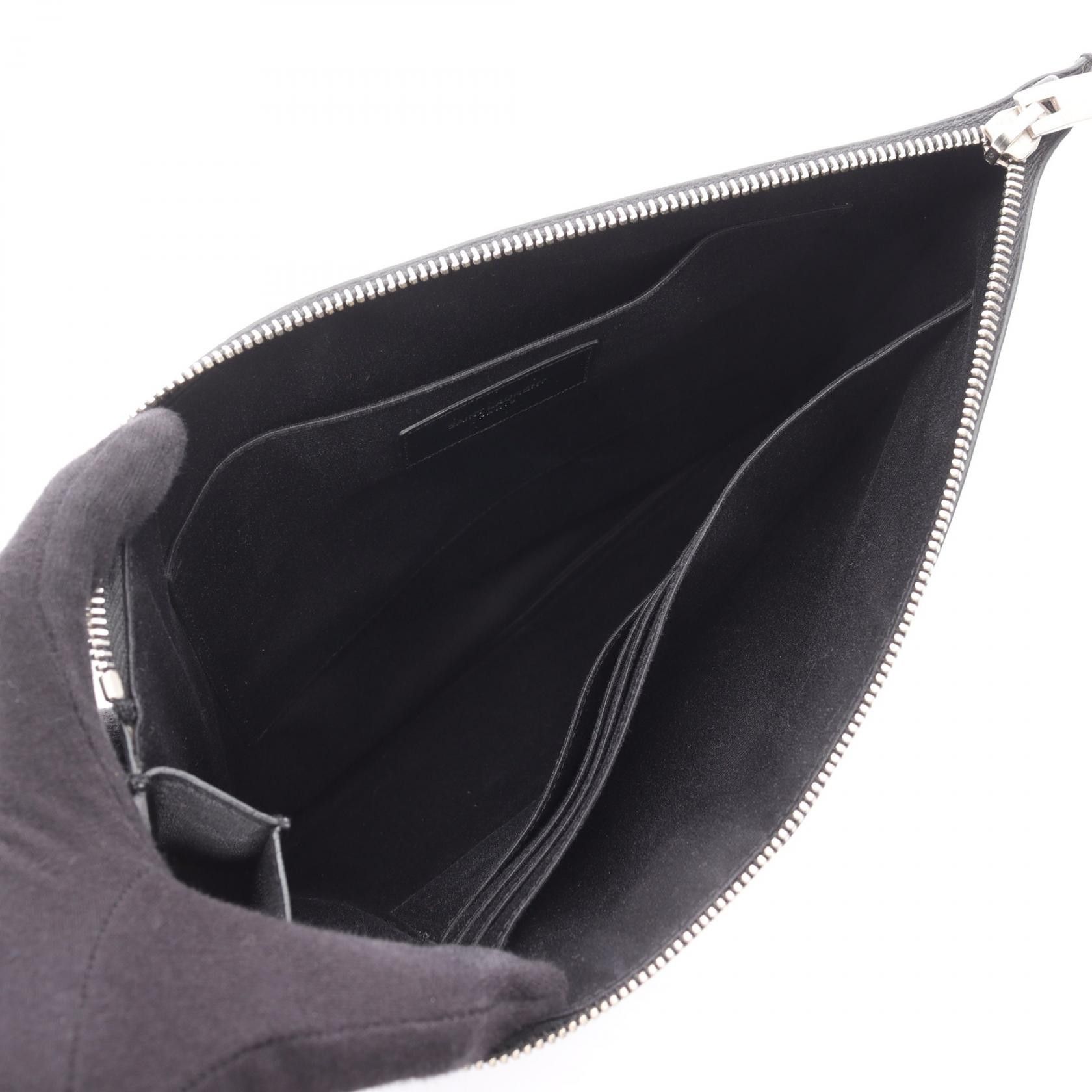 Yves Saint Laurent Yves Saint Laurent Saint Laurent Paris Leather Clutch Bag Leather Clutch Bag 397295 DUTY FREE for USA Size ONE SIZE - 3 Thumbnail
