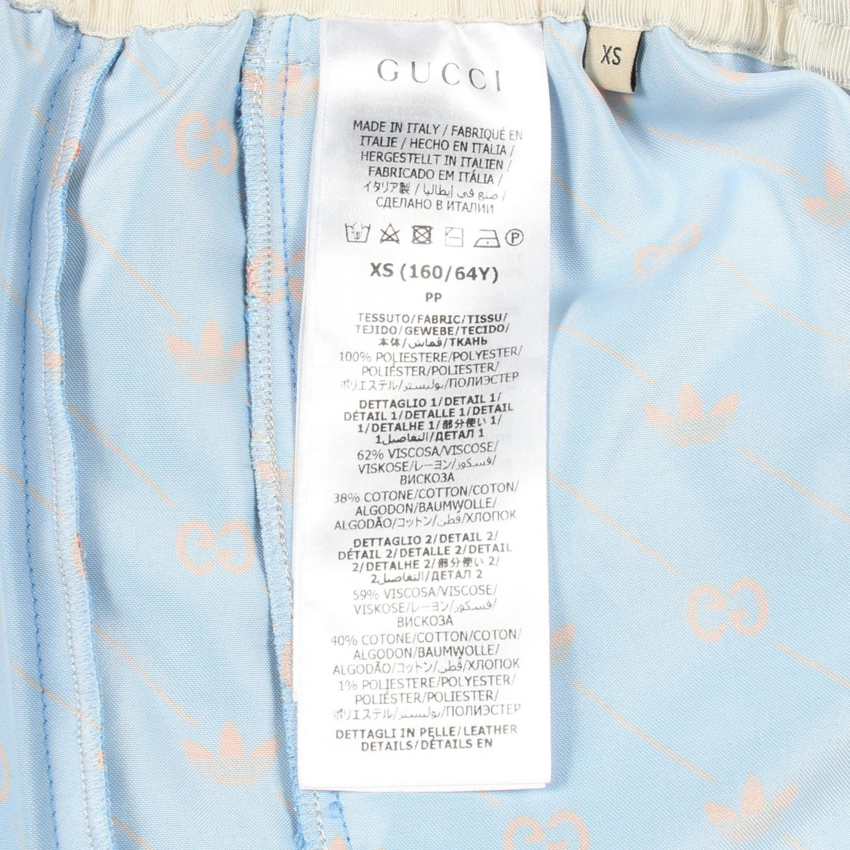 Gucci Gucci Gucci × adidas polyester pants Textile Pants DUTY FREE for USA Size ONE SIZE - 4 Thumbnail