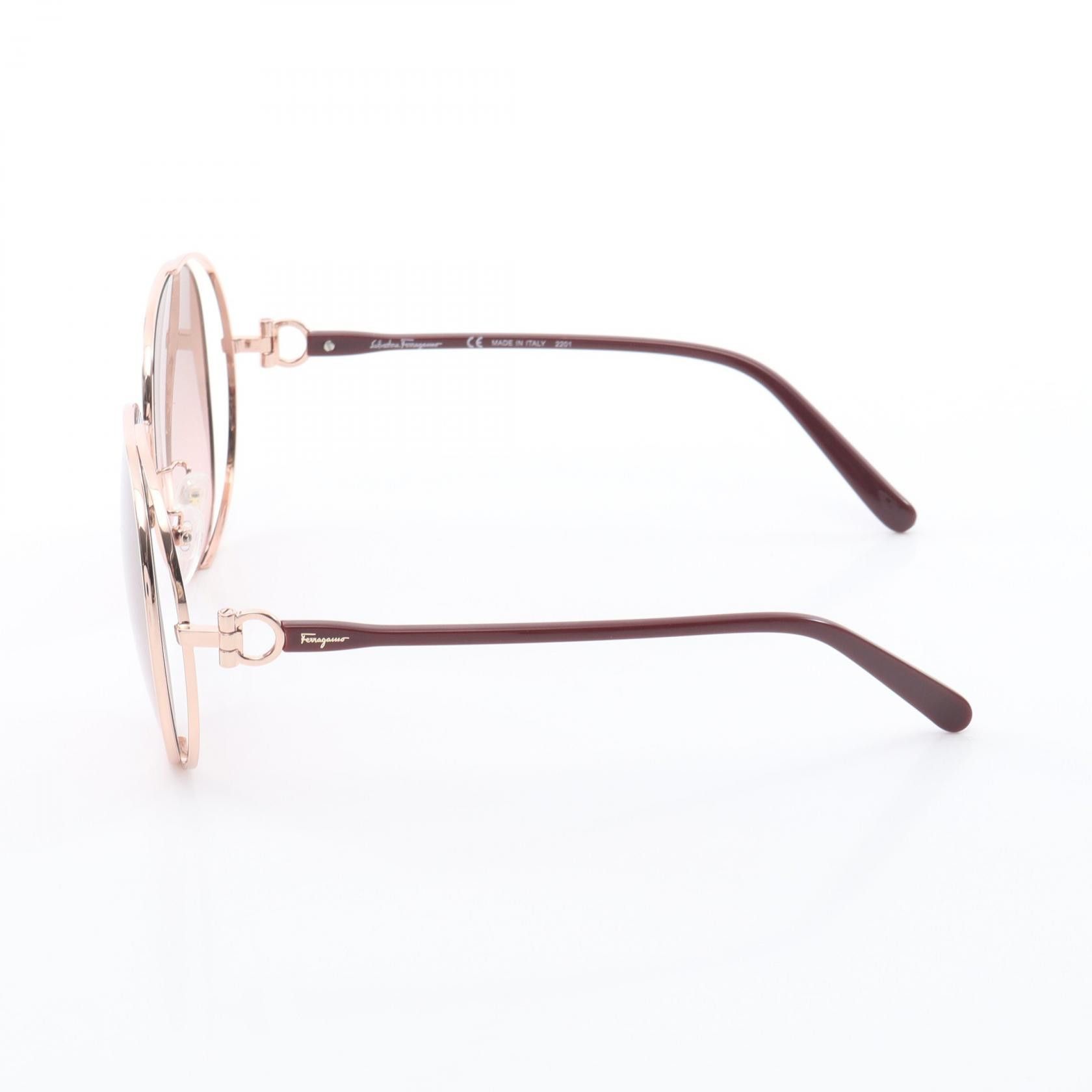 Salvatore Ferragamo Salvatore Ferragamo Salvatore Ferragamo Gancini Sunglasses Metal Sunglasses DUTY FREE for USA Size ONE SIZE - 3 Thumbnail
