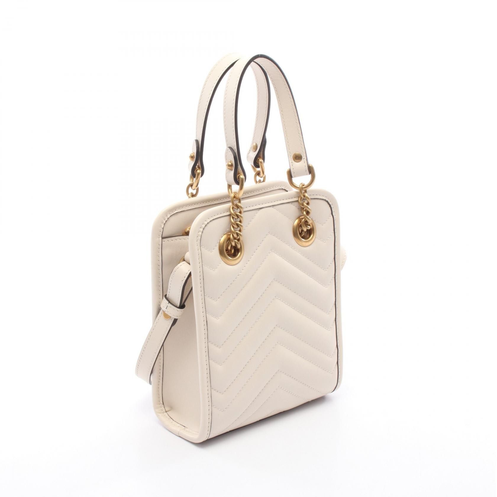 Gucci Gucci Gucci GG Marmont Leather Handbag Leather Handbag 696123 DUTY FREE for USA Size ONE SIZE - 2 Thumbnail