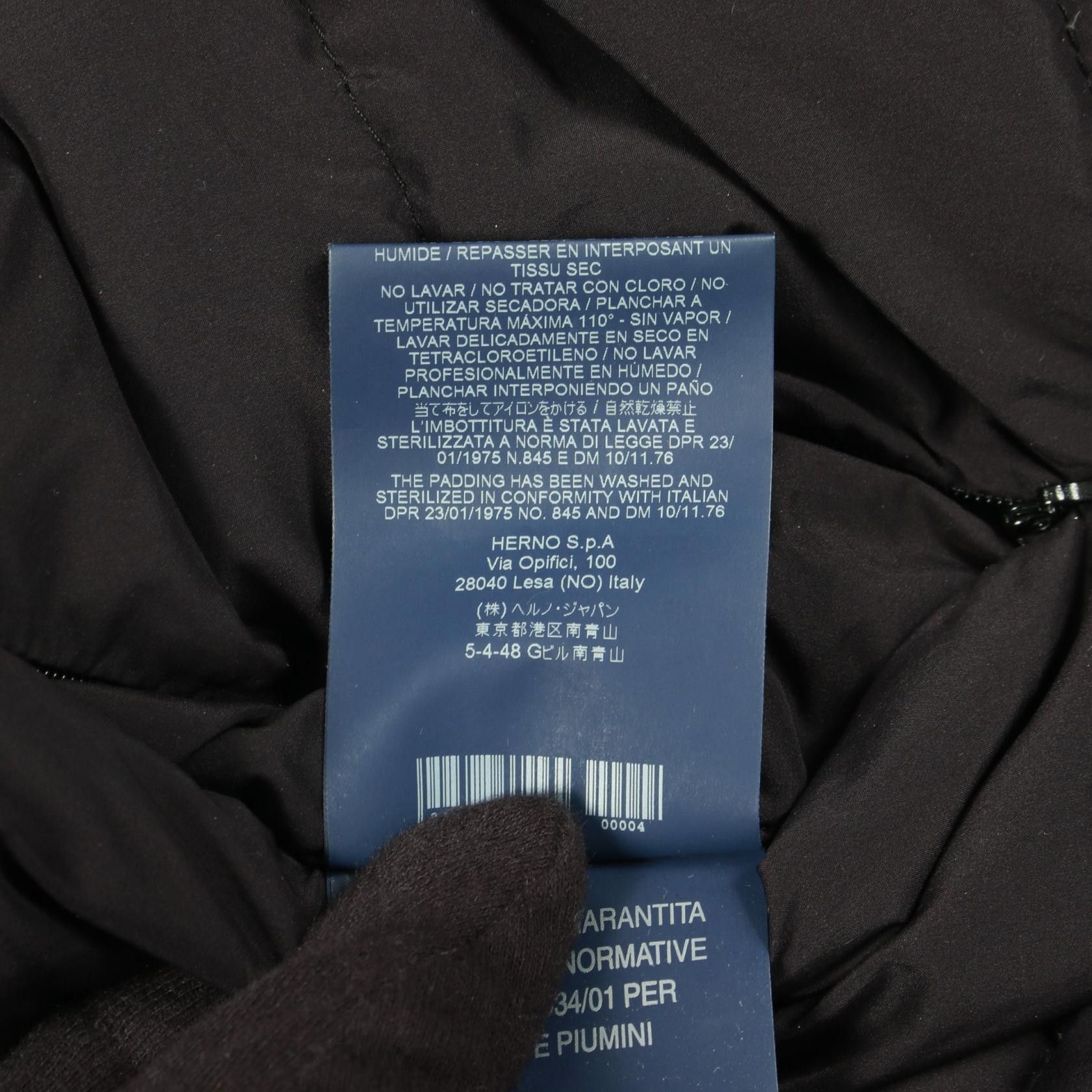 Other Other Herno Wool Nylon Down Jacket Textile Outerwear DUTY FREE for USA Size ONE SIZE - 4 Thumbnail