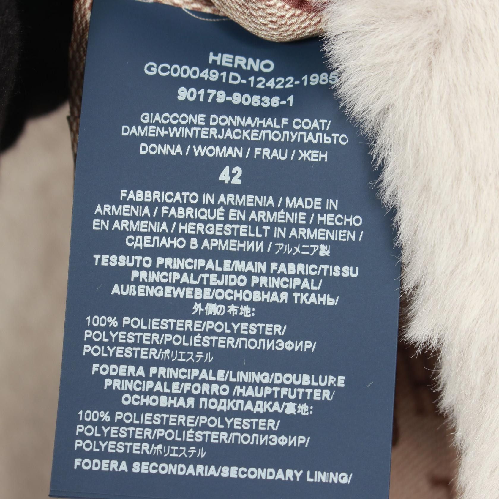 Other Other Herno Polyester Coat Textile Outerwear DUTY FREE for USA Size ONE SIZE - 5 Thumbnail