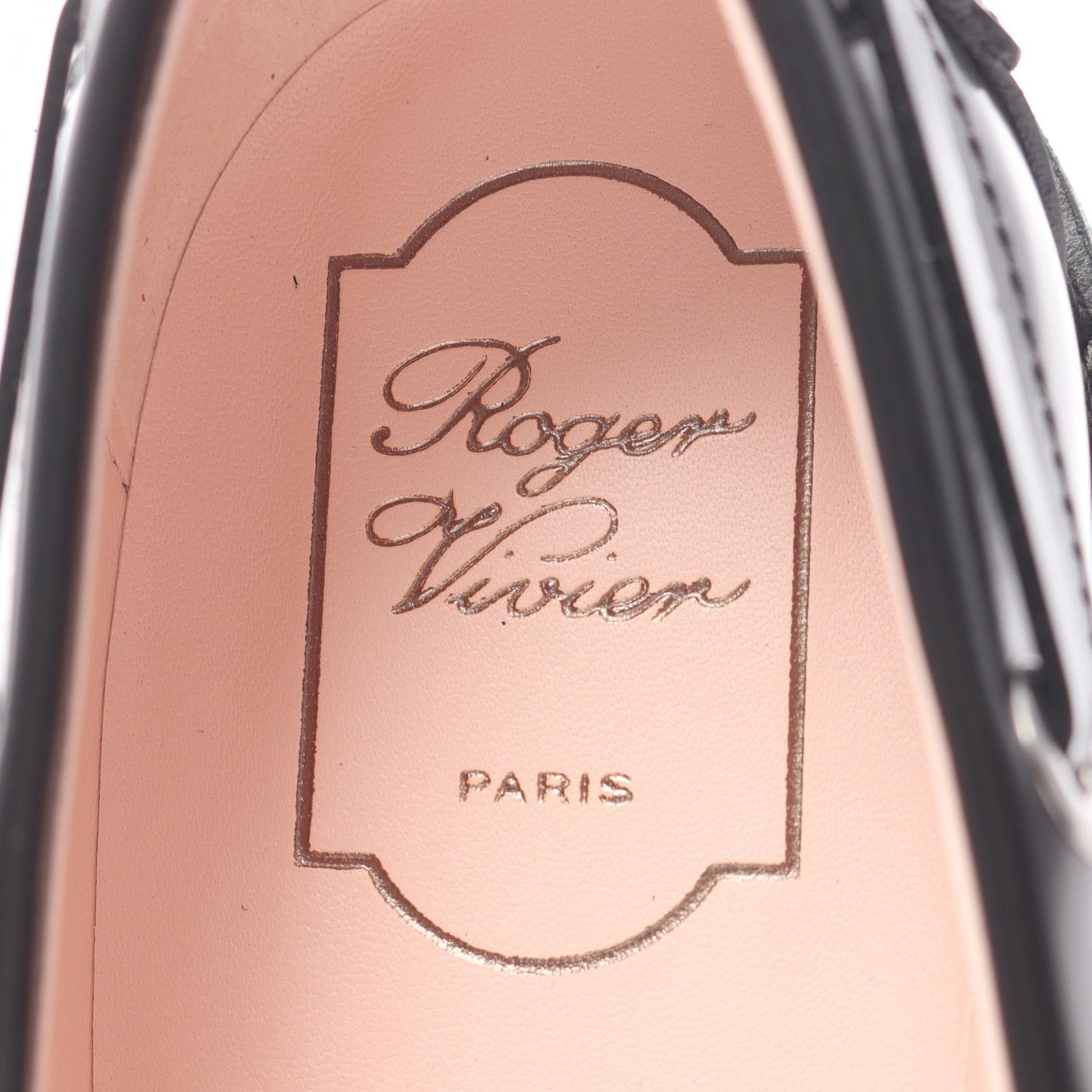 Roger Vivier Roger Vivier Roger Vivier Viv Ranger Track Metal Leather Loafers Leather Shoes DUTY FREE for USA Size ONE SIZE - 5 Thumbnail
