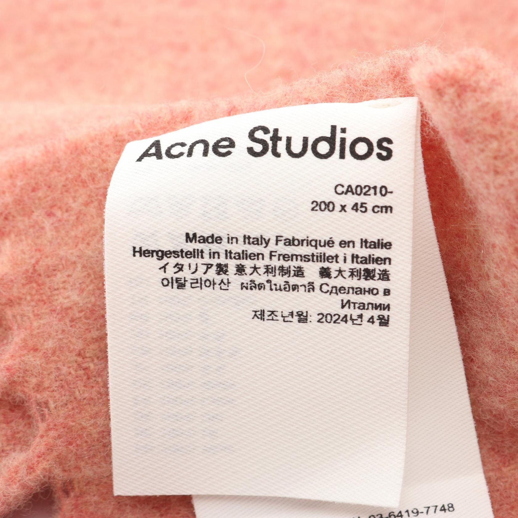 Acne Studios Acne Studios Acne Studios Wool Scarf Textile Scarf DUTY FREE for USA Size ONE SIZE - 4 Thumbnail