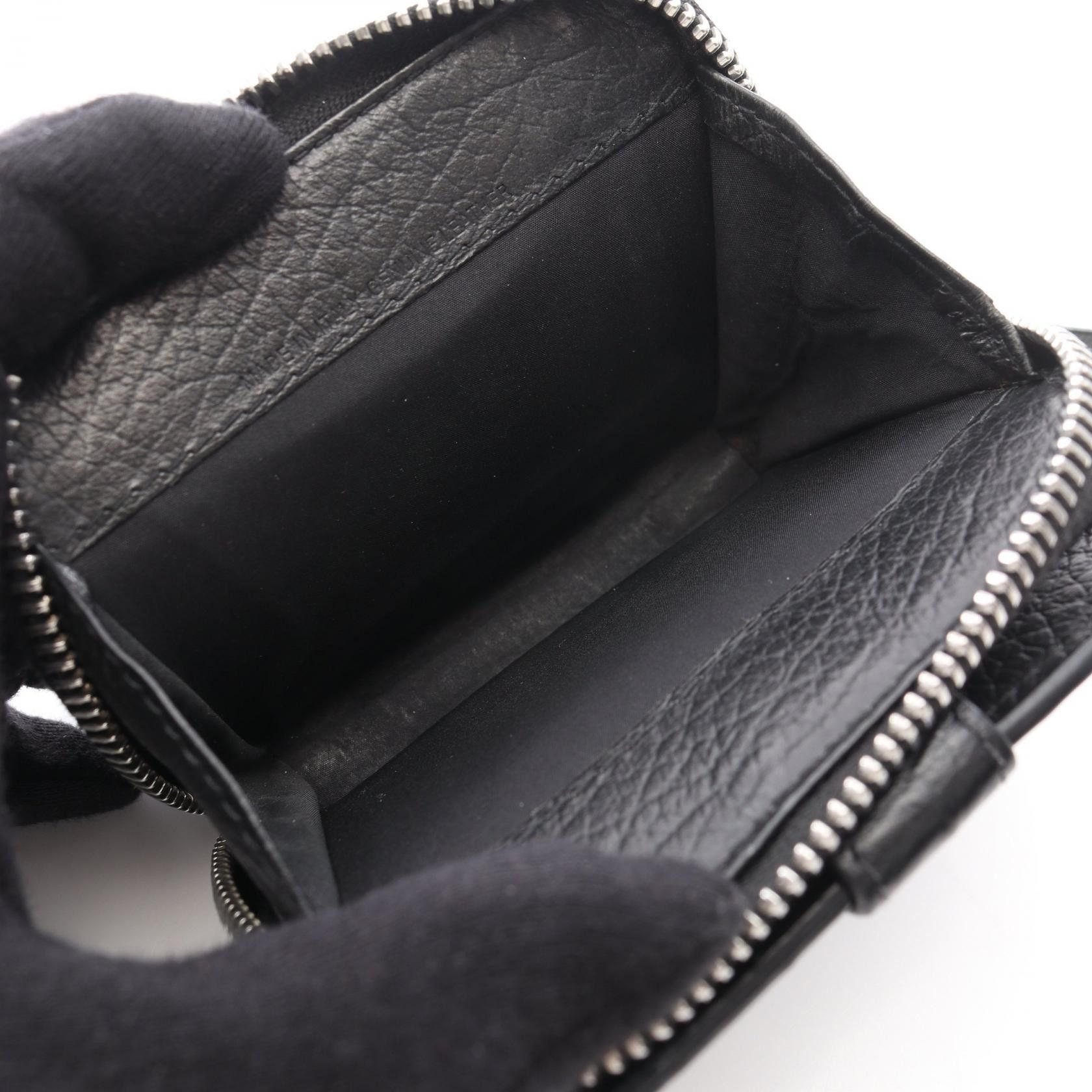Maison Margiela Maison Margiela Maison Margiela Round Leather Wallet Leather Short Wallet S56UI0012 DUTY FREE for USA Size ONE SIZE - 4 Thumbnail