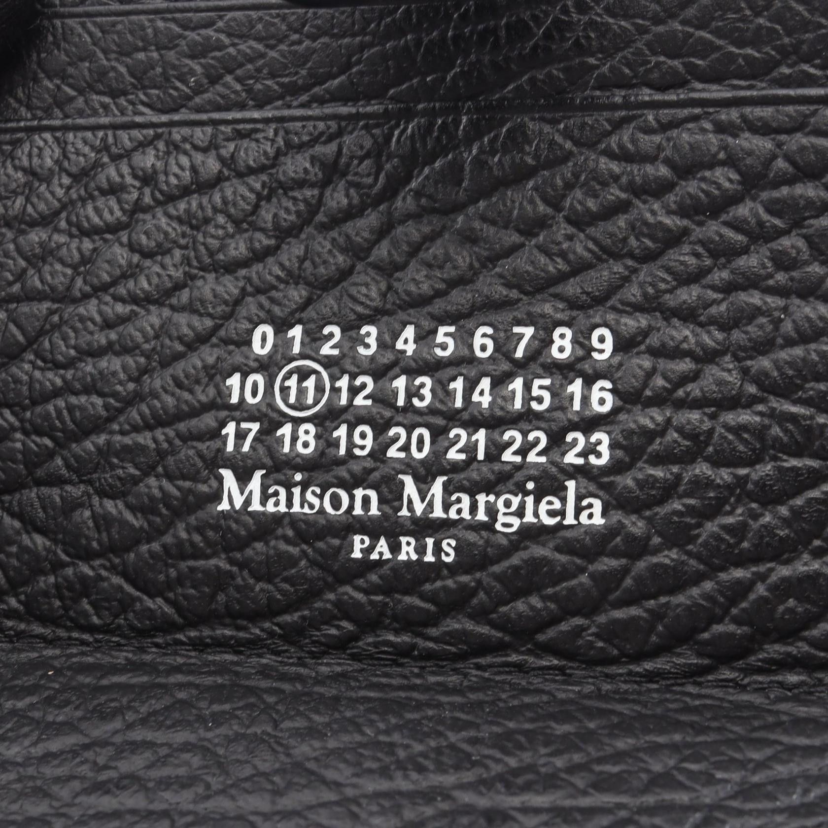 Maison Margiela Maison Margiela Maison Margiela Round Leather Wallet Leather Short Wallet S56UI0012 DUTY FREE for USA Size ONE SIZE - 5 Thumbnail