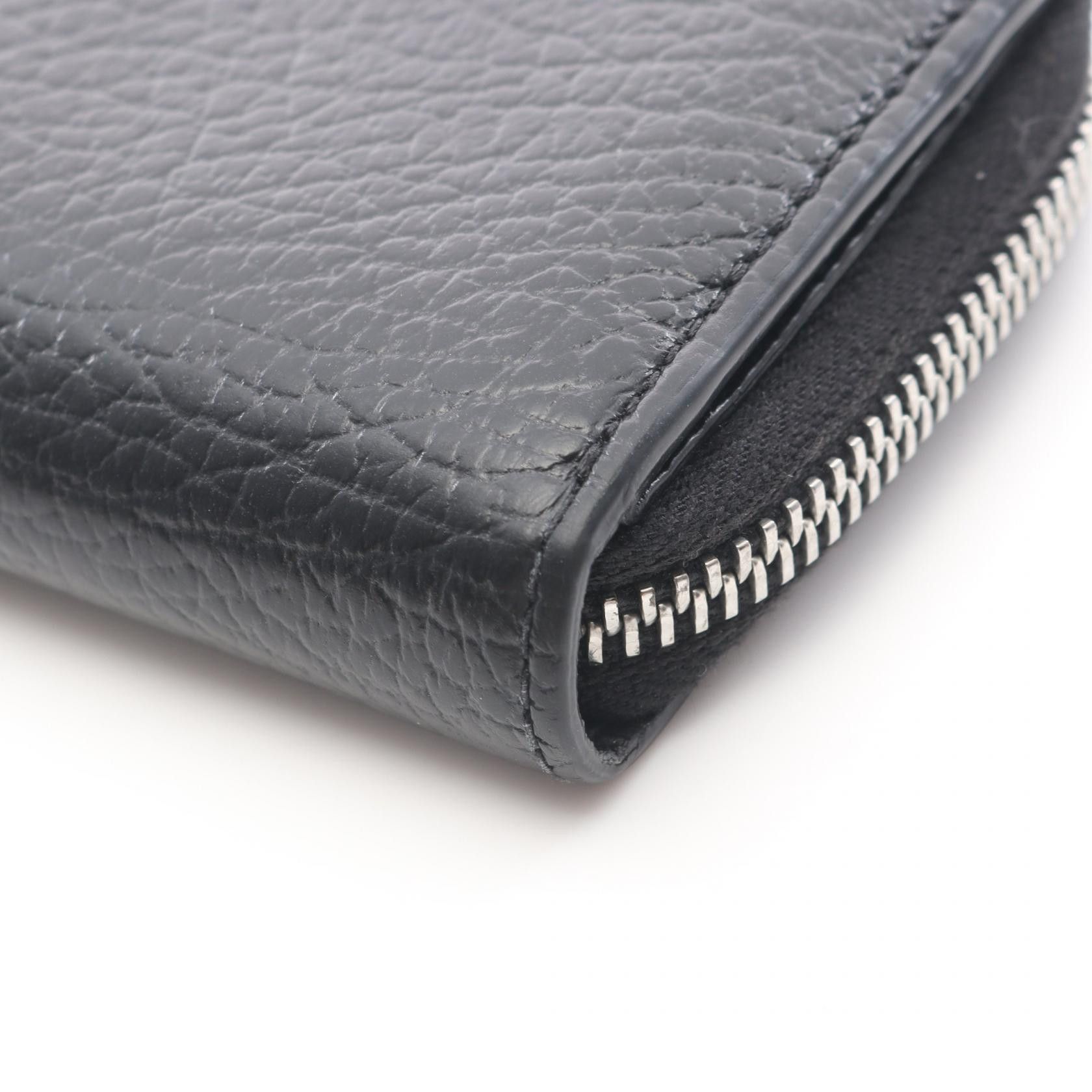 Maison Margiela Maison Margiela Maison Margiela Round Leather Wallet Leather Short Wallet S56UI0012 DUTY FREE for USA Size ONE SIZE - 6 Thumbnail