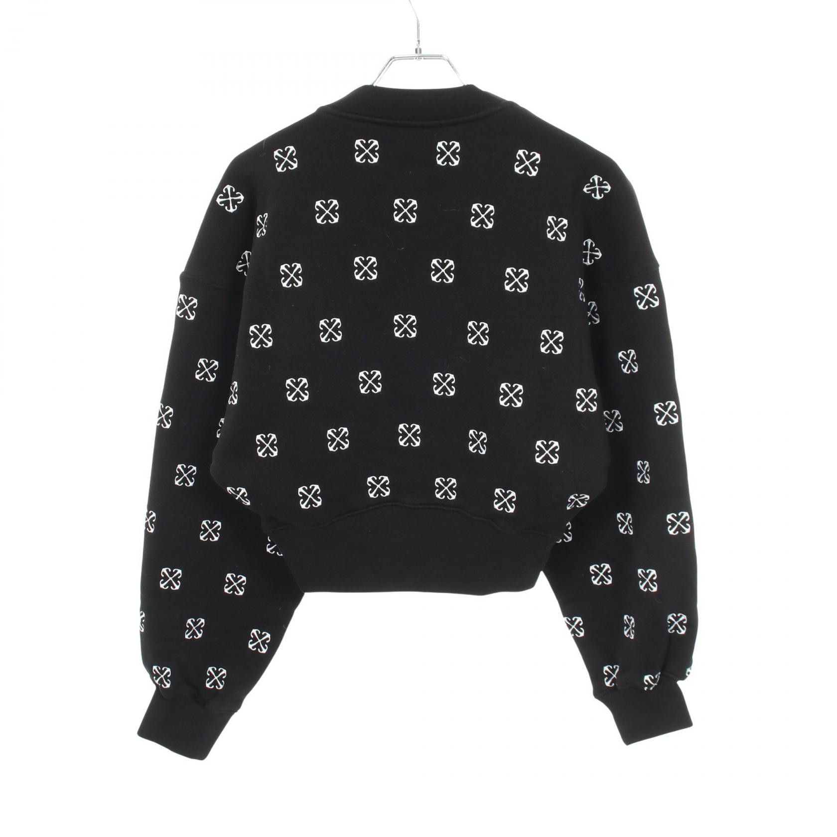 Off-White Off-White Off-White Cotton Sweatshirt Textile Sweatshirts & Hoodies OWBA079F24FLE002 DUTY FREE for USA Size ONE SIZE - 2 Thumbnail