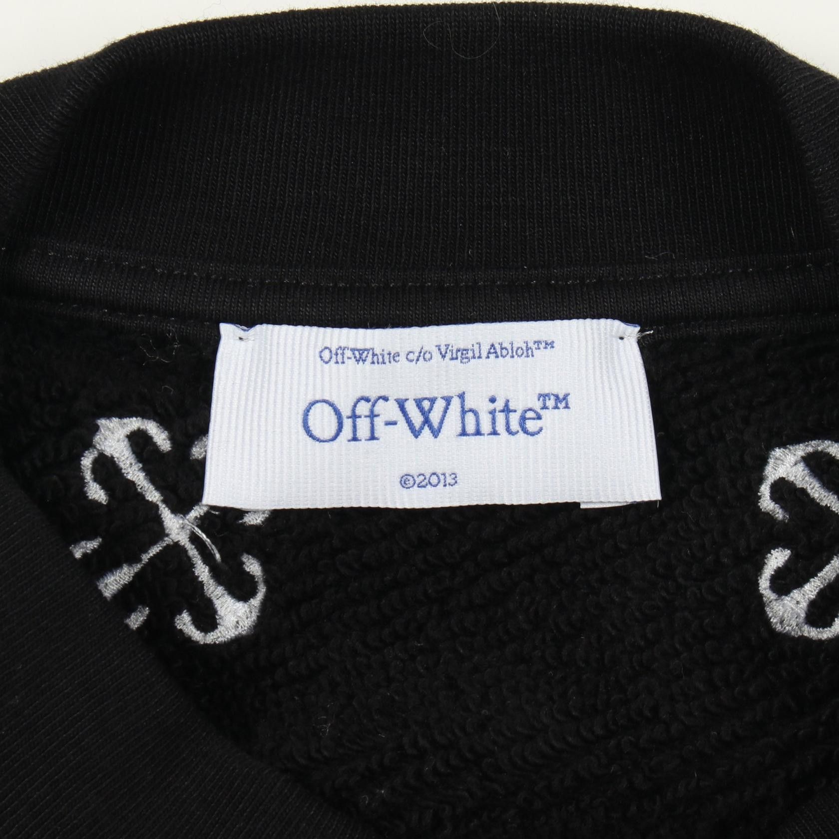 Off-White Off-White Off-White Cotton Sweatshirt Textile Sweatshirts & Hoodies OWBA079F24FLE002 DUTY FREE for USA Size ONE SIZE - 3 Thumbnail