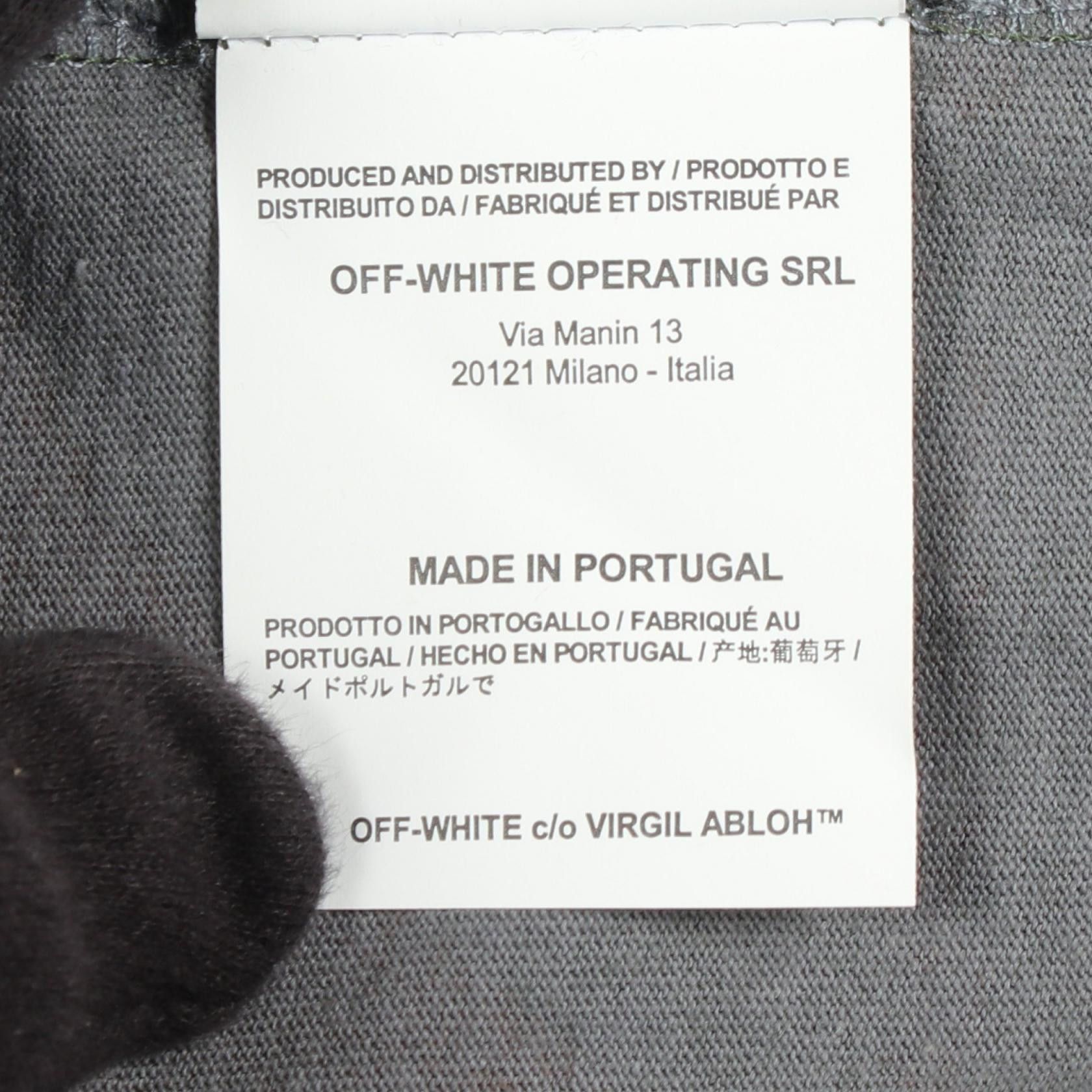 Off-White Off-White OFF-WHITE IMPRESSIONISM Cotton T-shirt Textile T-Shirts OMAA027R19185016 DUTY FREE for USA Size ONE SIZE - 5 Thumbnail