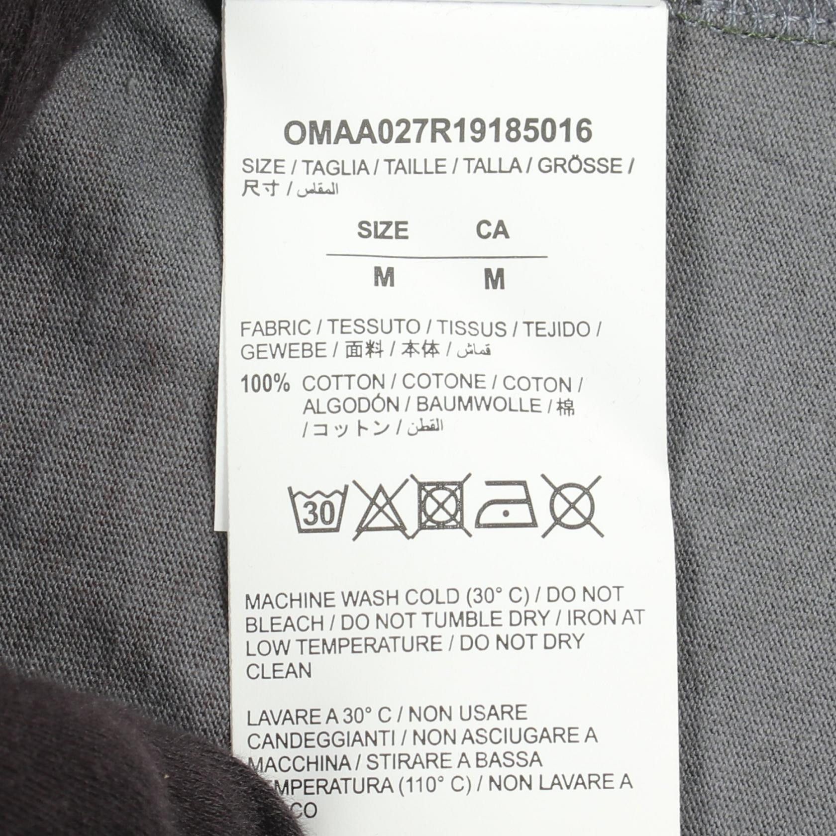 Off-White Off-White OFF-WHITE IMPRESSIONISM Cotton T-shirt Textile T-Shirts OMAA027R19185016 DUTY FREE for USA Size ONE SIZE - 4 Thumbnail