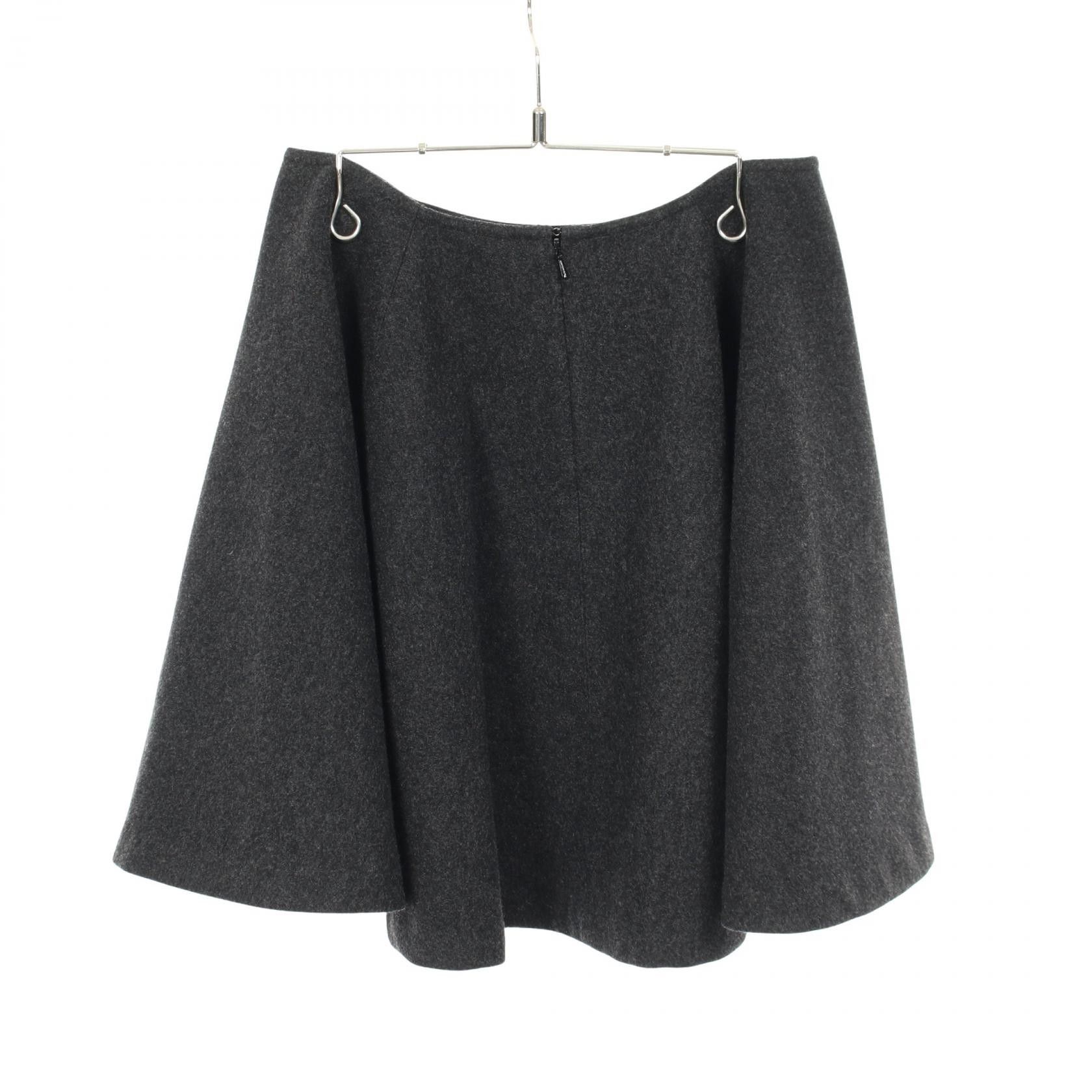 Other Other YOKO CHAN Wool Mini Skirt Textile Skirts YCS-13FW-007 DUTY FREE for USA Size ONE SIZE - 2 Thumbnail