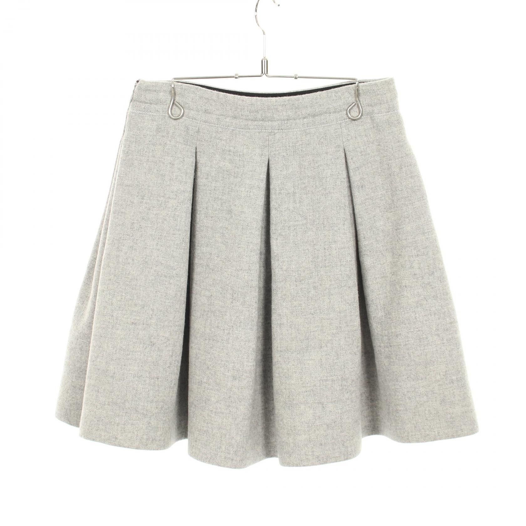 Miu Miu Miu Miu Miu Miu Pleated Wool Mini Skirt Textile Skirts MG720 DUTY FREE for USA Size ONE SIZE - 2 Thumbnail