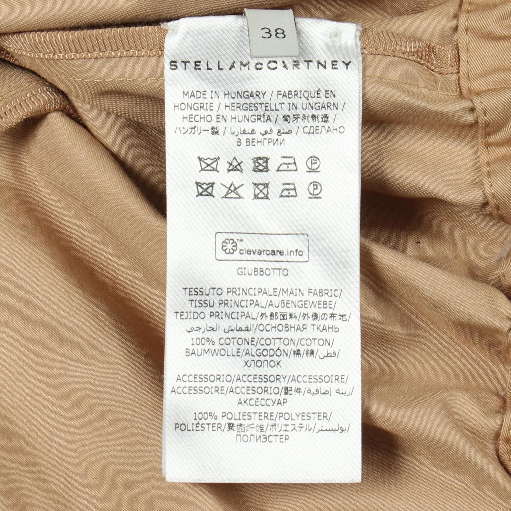 Stella McCartney Stella Mccartney Stella McCartney KAYLAH PARKA Cotton Outerwear Textile Outerwear 599855 DUTY FREE for USA Size ONE SIZE - 4 Thumbnail