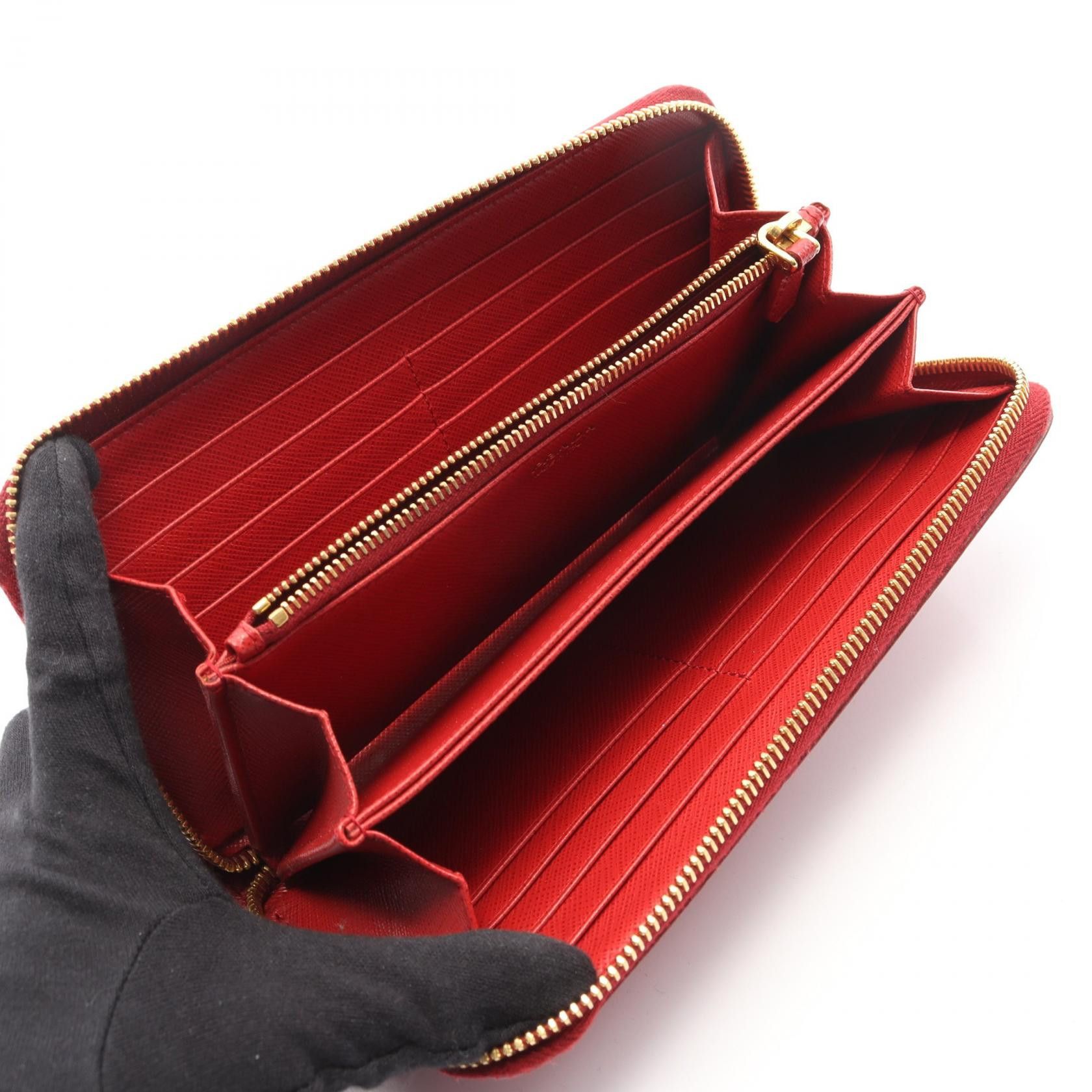 Prada Prada Prada Leather Long Wallet Leather Long Wallet DUTY FREE for USA Size ONE SIZE - 3 Thumbnail