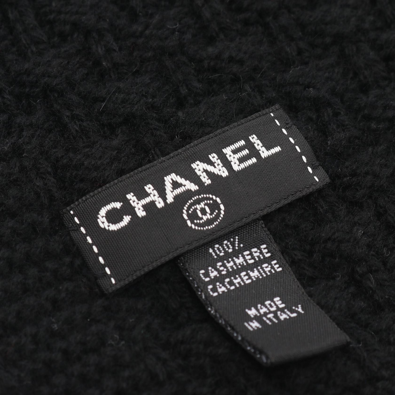 Chanel Chanel Chanel Cashmere Scarf Textile Scarf DUTY FREE for USA Size ONE SIZE - 3 Thumbnail