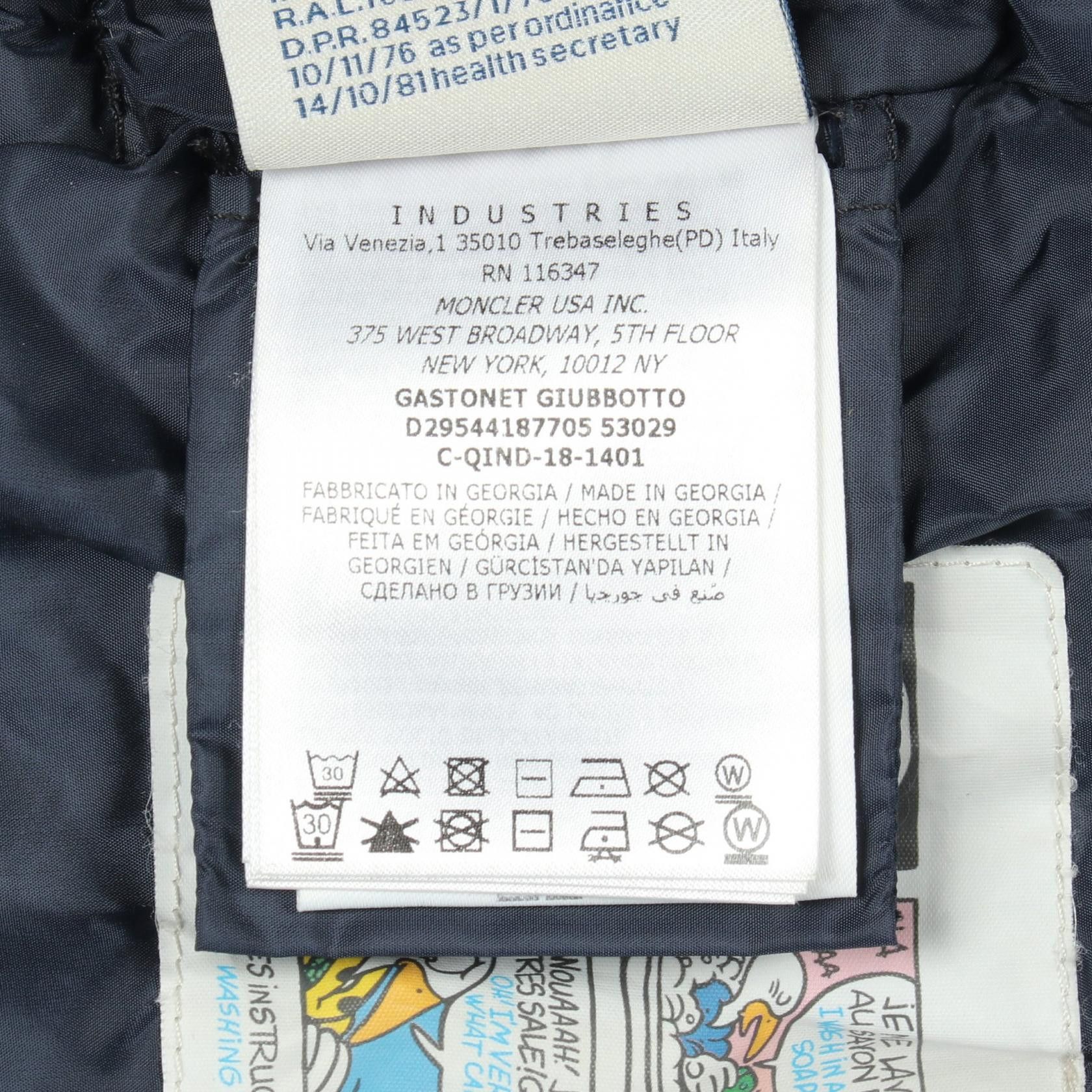 Moncler Moncler Moncler GASTONET nylon down jacket Textile Outerwear 4187705 DUTY FREE for USA Size ONE SIZE - 4 Thumbnail