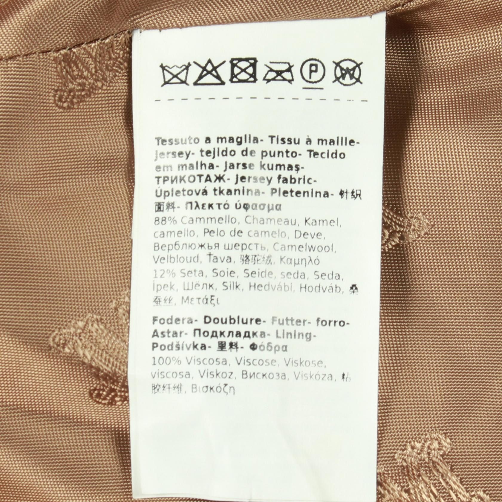 Max Mara Max Mara Max Mara TEBE Camel Cape Textile Outerwear DUTY FREE for USA Size ONE SIZE - 4 Thumbnail