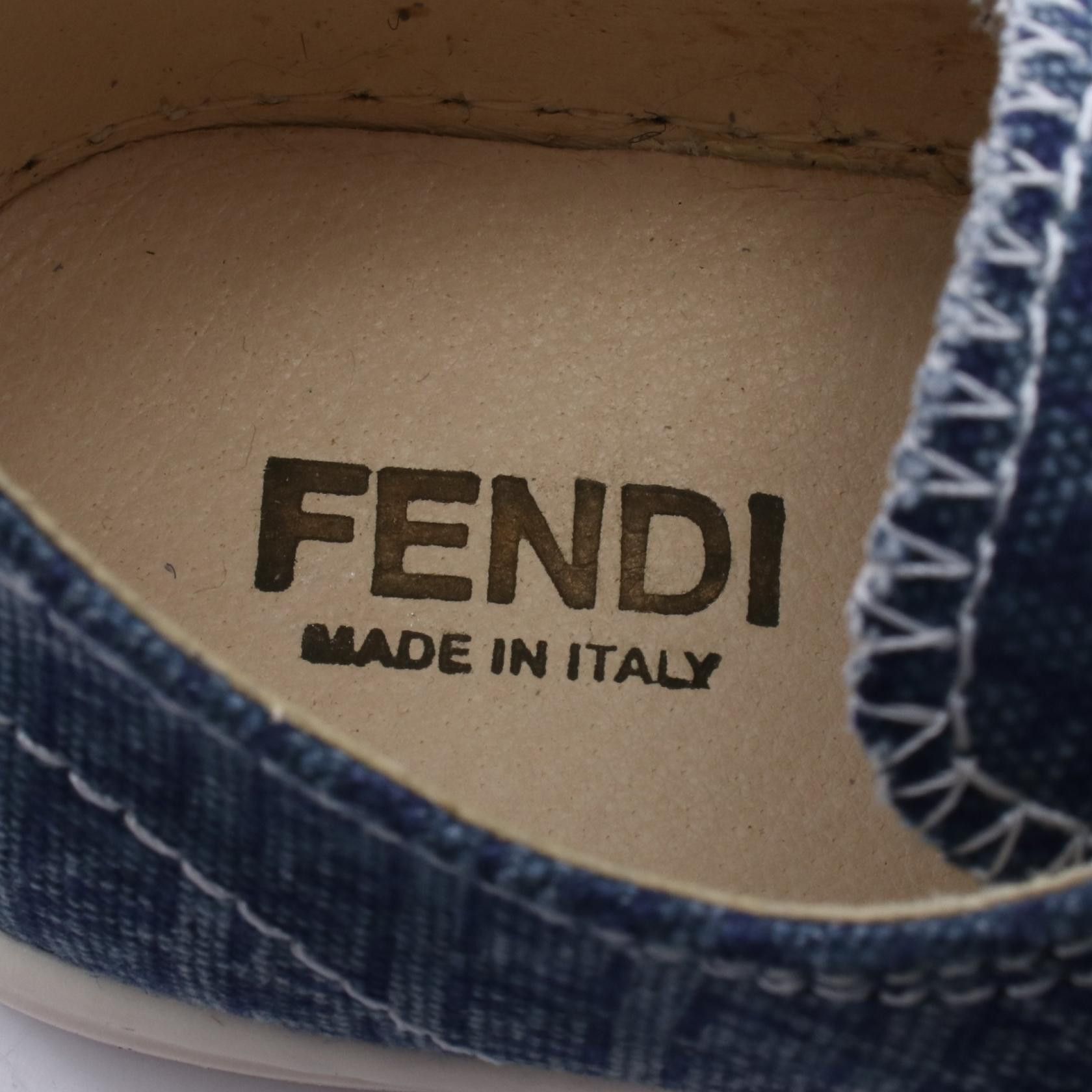 Fendi Fendi Fendi Zucchino Velcro Sneakers Textile Shoes DUTY FREE for USA Size ONE SIZE - 5 Thumbnail