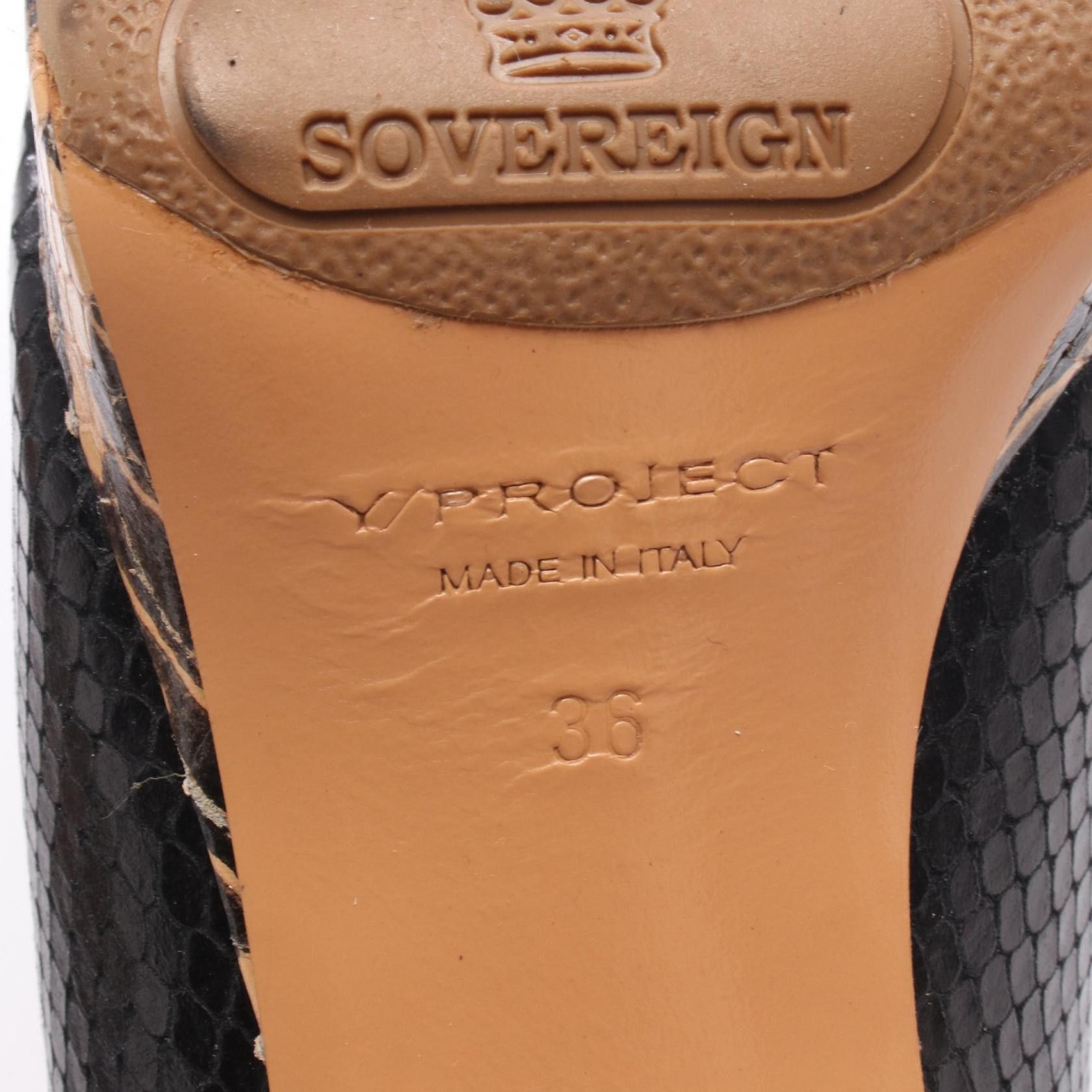 Other Other Y PROJECT Exotic Leather Leather Sandals Leather Shoes DUTY FREE for USA Size ONE SIZE - 7 Thumbnail