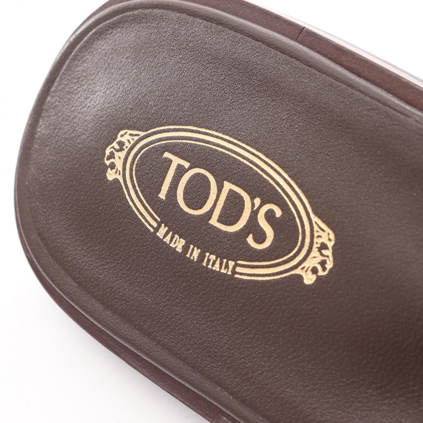 Tod's Tod's TOD'S Suede Flat Sandals Leather Shoes DUTY FREE for USA Size ONE SIZE - 5 Thumbnail