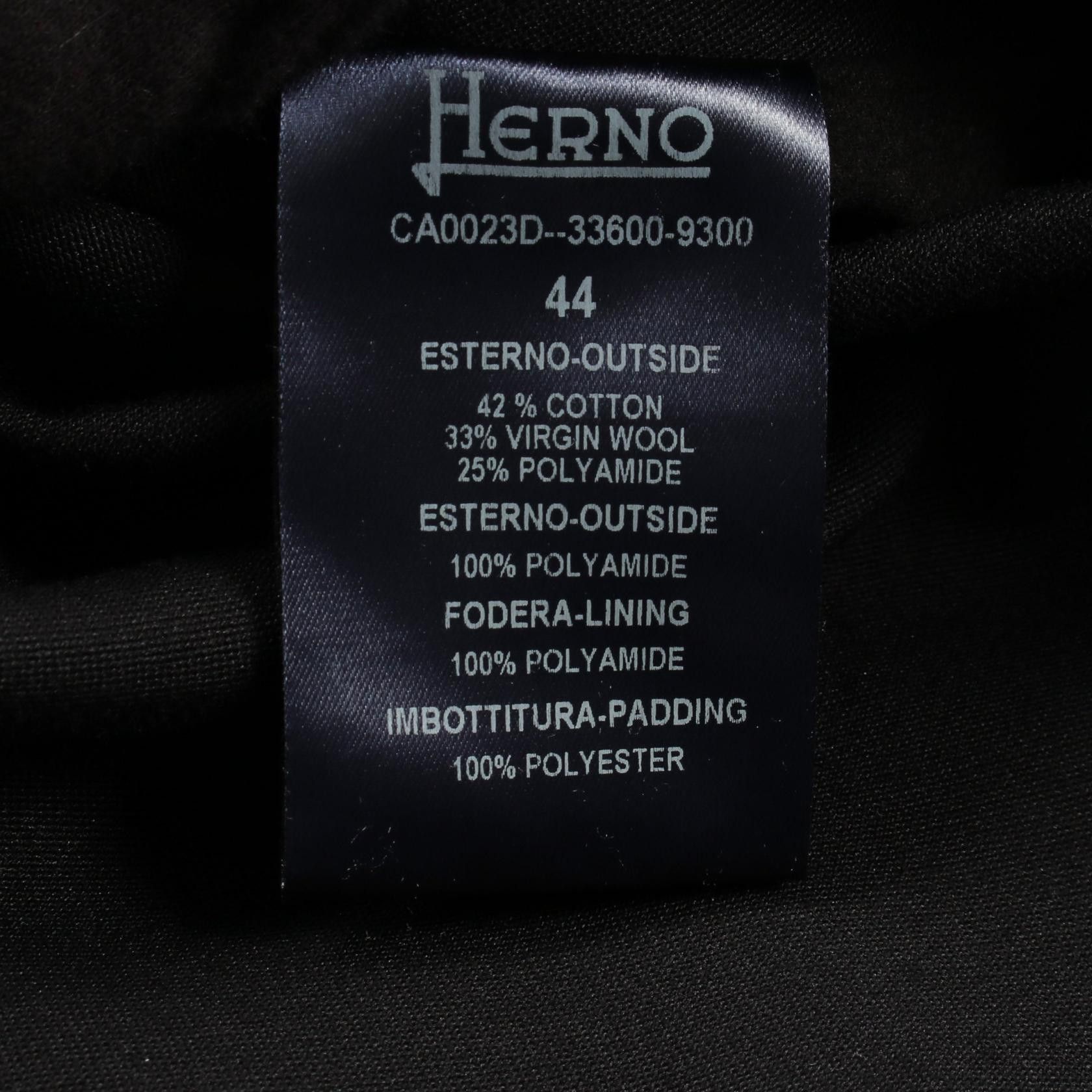 Other Other Herno Wool Nylon Cotton Outerwear Textile Outerwear CA0023D DUTY FREE for USA Size ONE SIZE - 5 Thumbnail