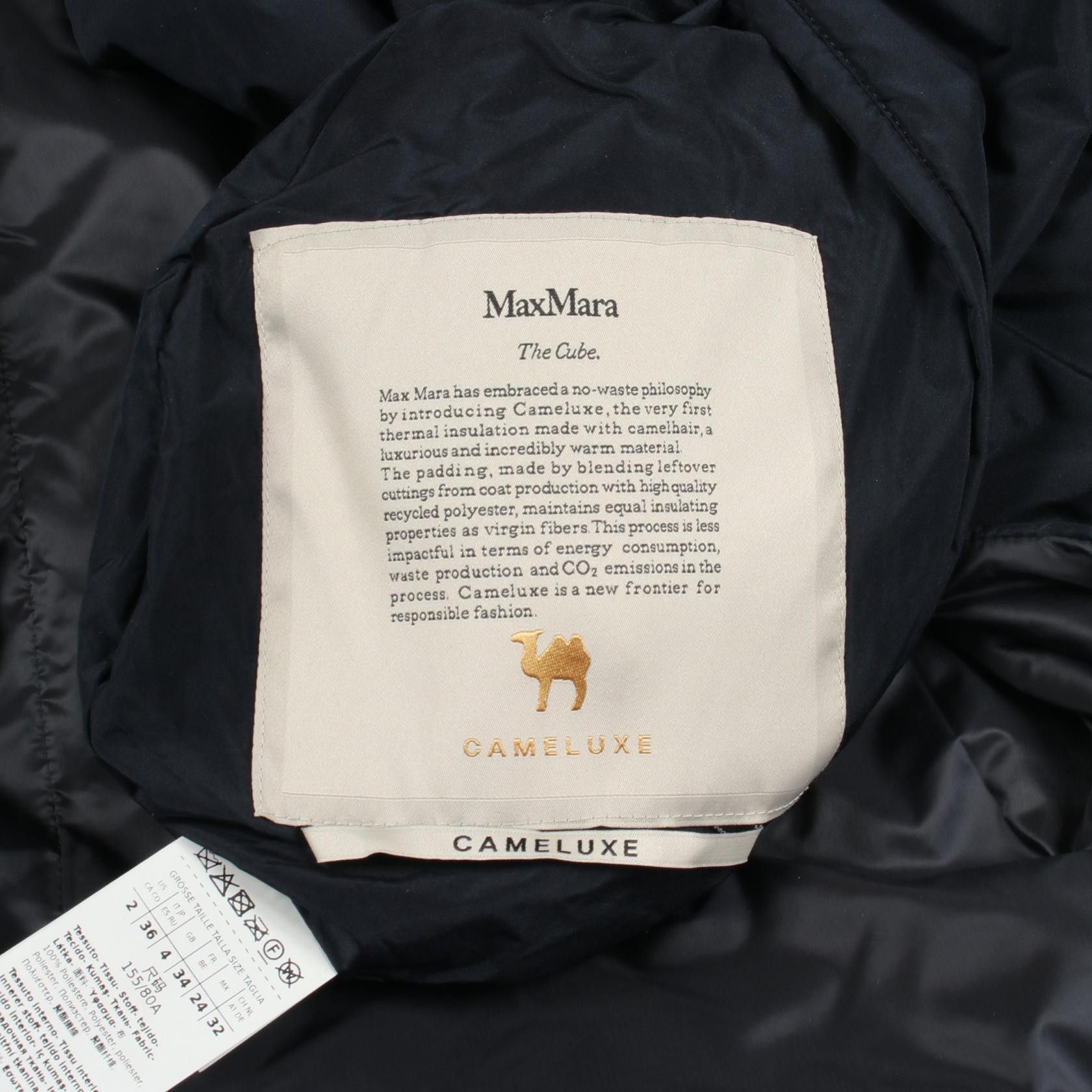 Max Mara Max Mara Max Mara The Cube Polyester Coat Textile Outerwear 24294860646 DUTY FREE for USA Size ONE SIZE - 4 Thumbnail