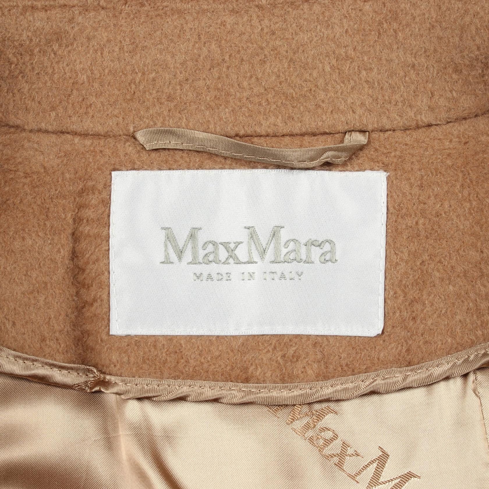 Max Mara Max Mara Max Mara MANUELA Camel Coat Textile Outerwear MANUELA DUTY FREE for USA Size ONE SIZE - 3 Thumbnail