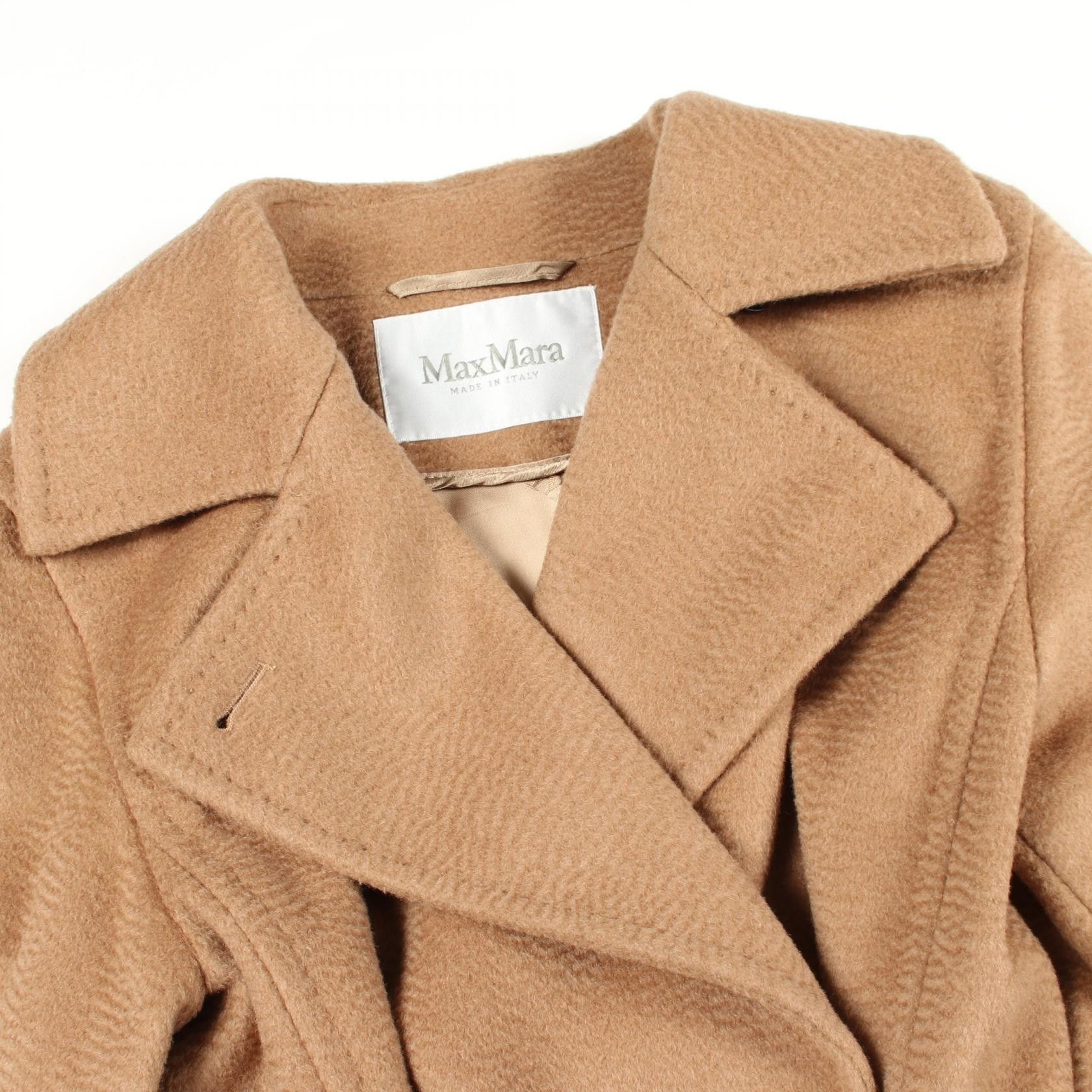 Max Mara Max Mara Max Mara MANUELA Camel Coat Textile Outerwear MANUELA DUTY FREE for USA Size ONE SIZE - 7 Thumbnail