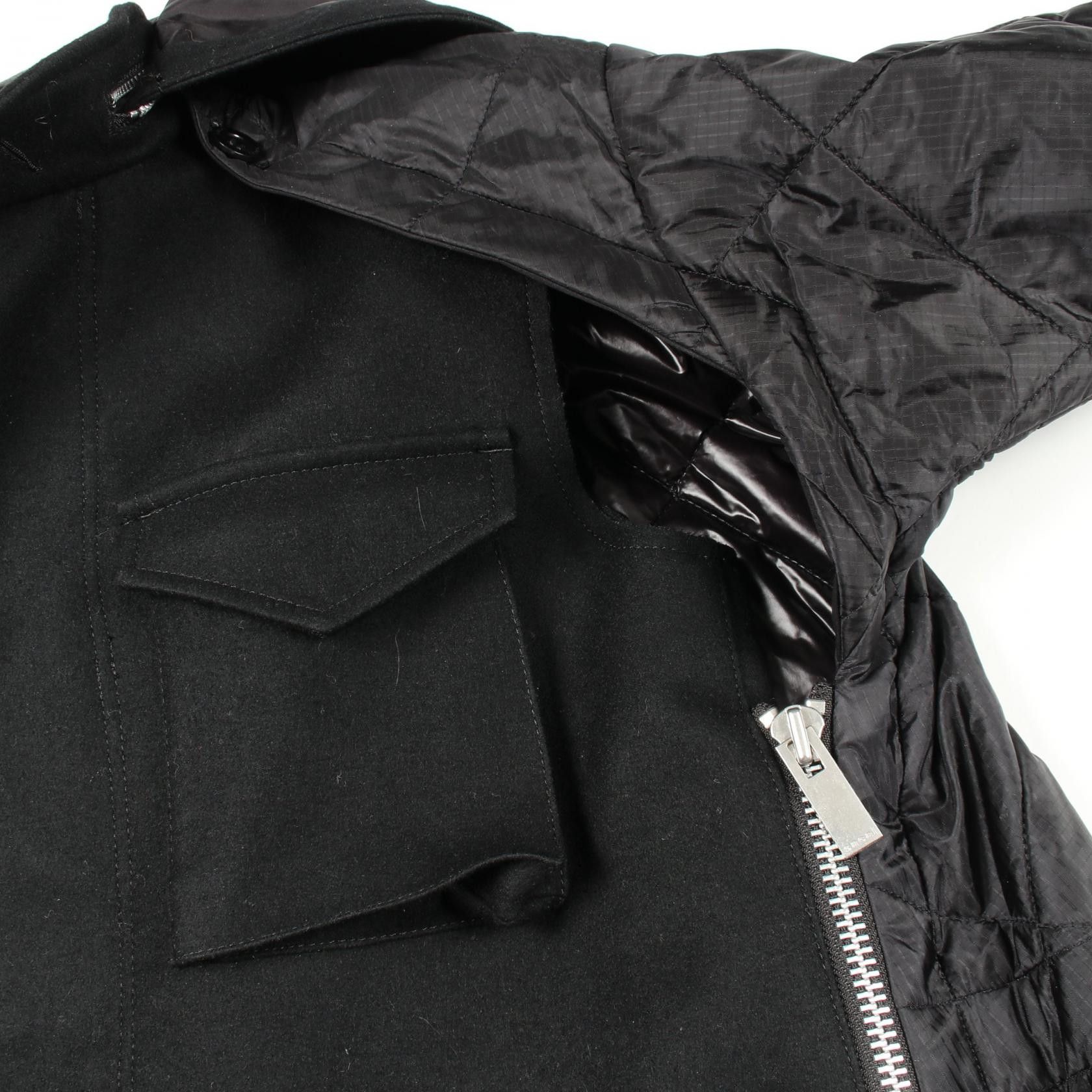 Sacai Sacai Sacai Wool Nylon Coat Textile Outerwear 23-06868 DUTY FREE for USA Size ONE SIZE - 9 Thumbnail