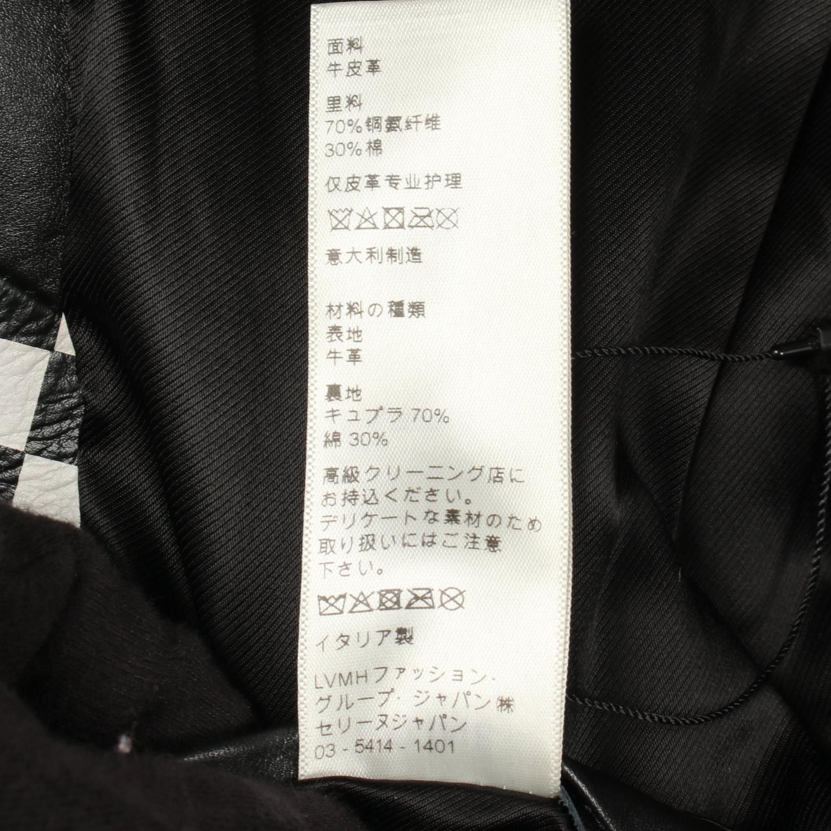 Celine Celine CELINE Leather Riders Jacket Leather Outerwear 2E350599E DUTY FREE for USA Size ONE SIZE - 4 Thumbnail