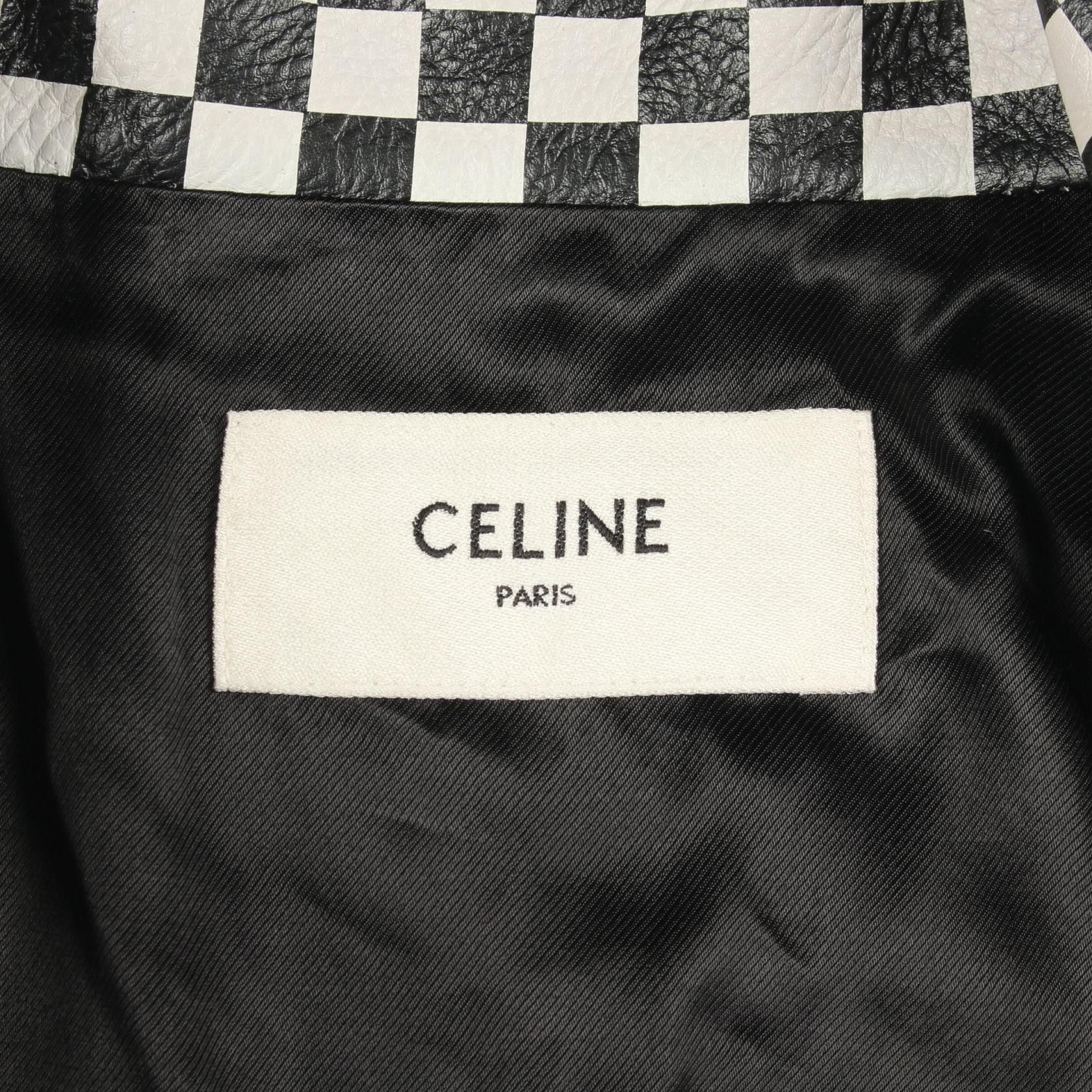 Celine Celine CELINE Leather Riders Jacket Leather Outerwear 2E350599E DUTY FREE for USA Size ONE SIZE - 3 Thumbnail