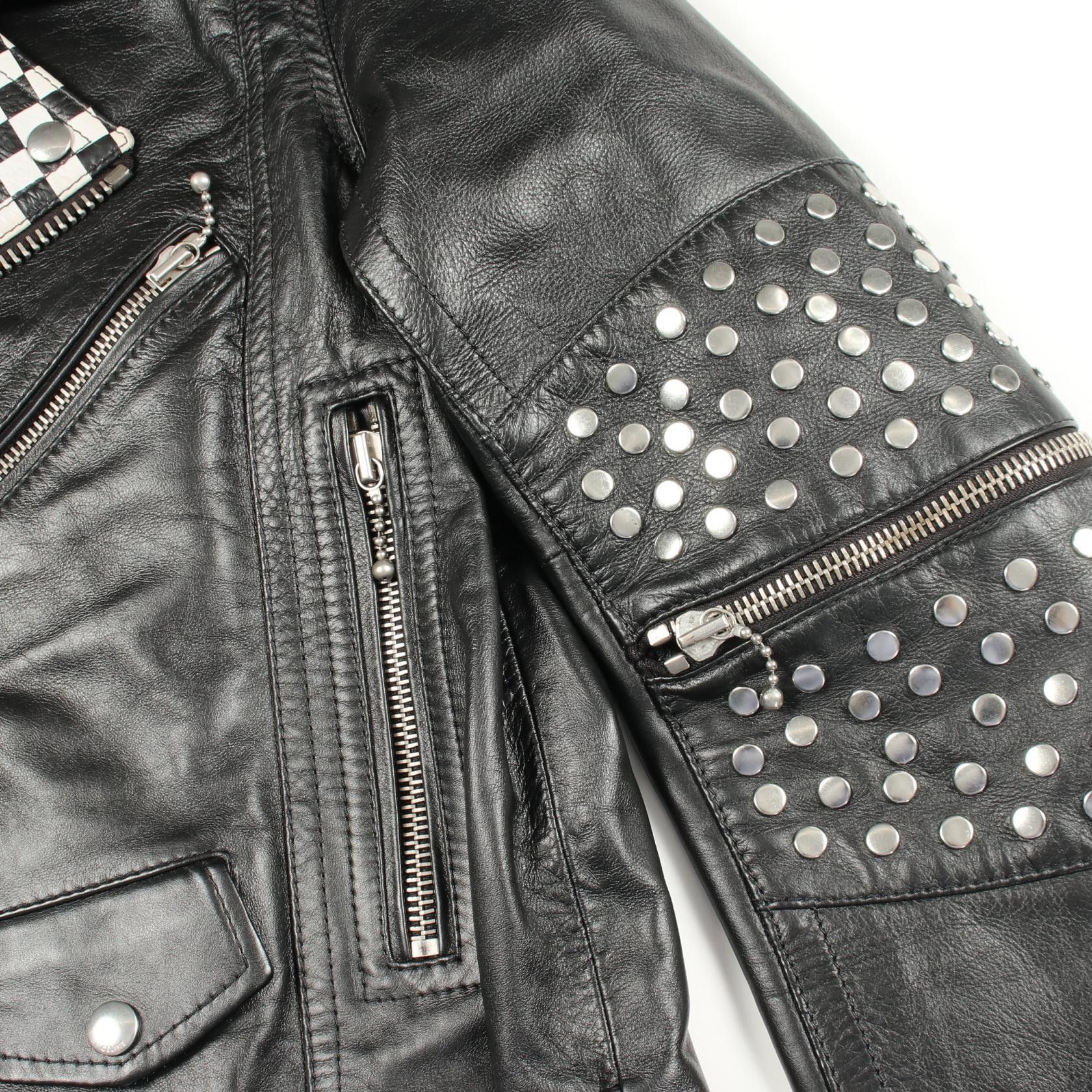 Celine Celine CELINE Leather Riders Jacket Leather Outerwear 2E350599E DUTY FREE for USA Size ONE SIZE - 10 Thumbnail