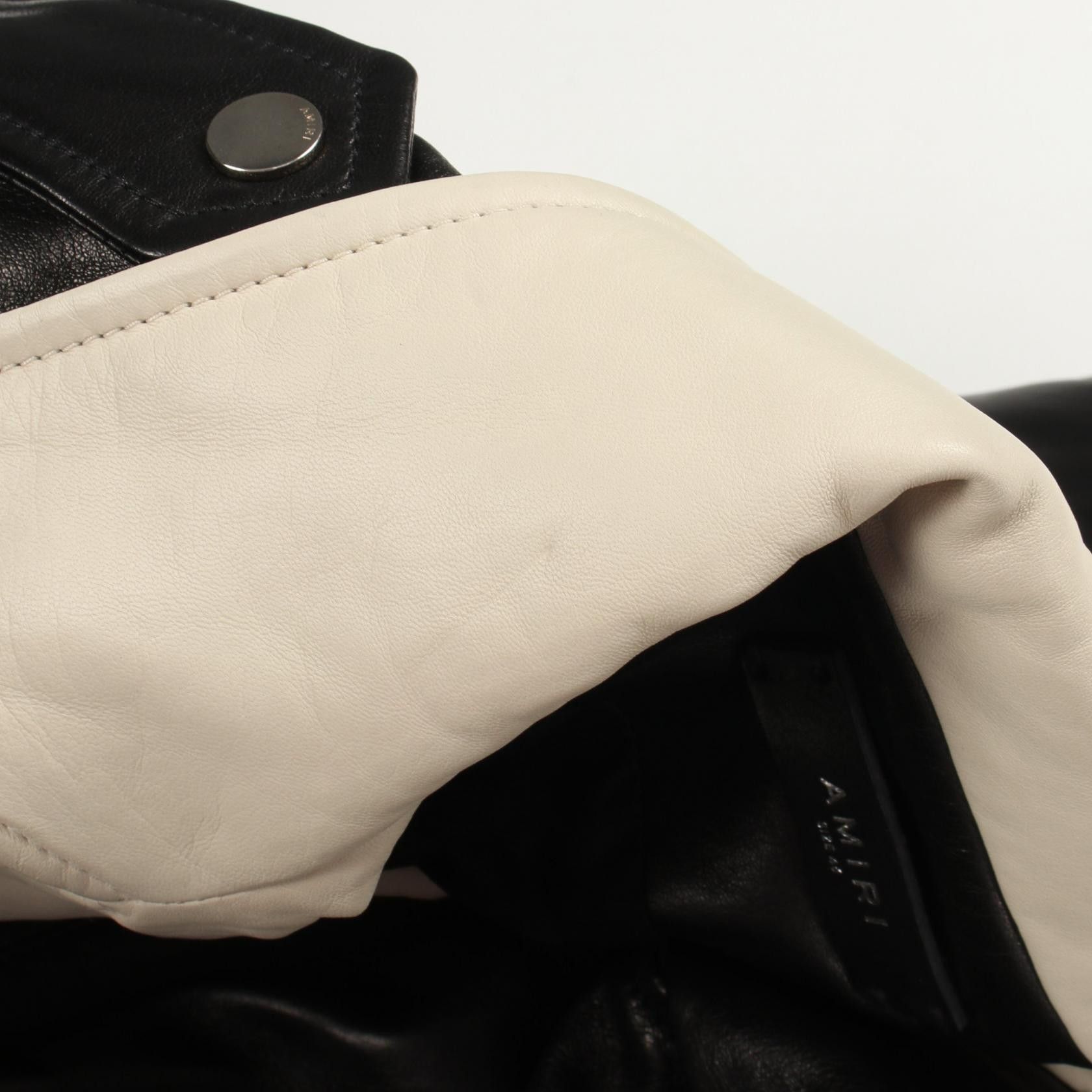 Amiri Amiri Amiri Leather Rider Jacket Leather Outerwear DUTY FREE for USA Size ONE SIZE - 10 Thumbnail