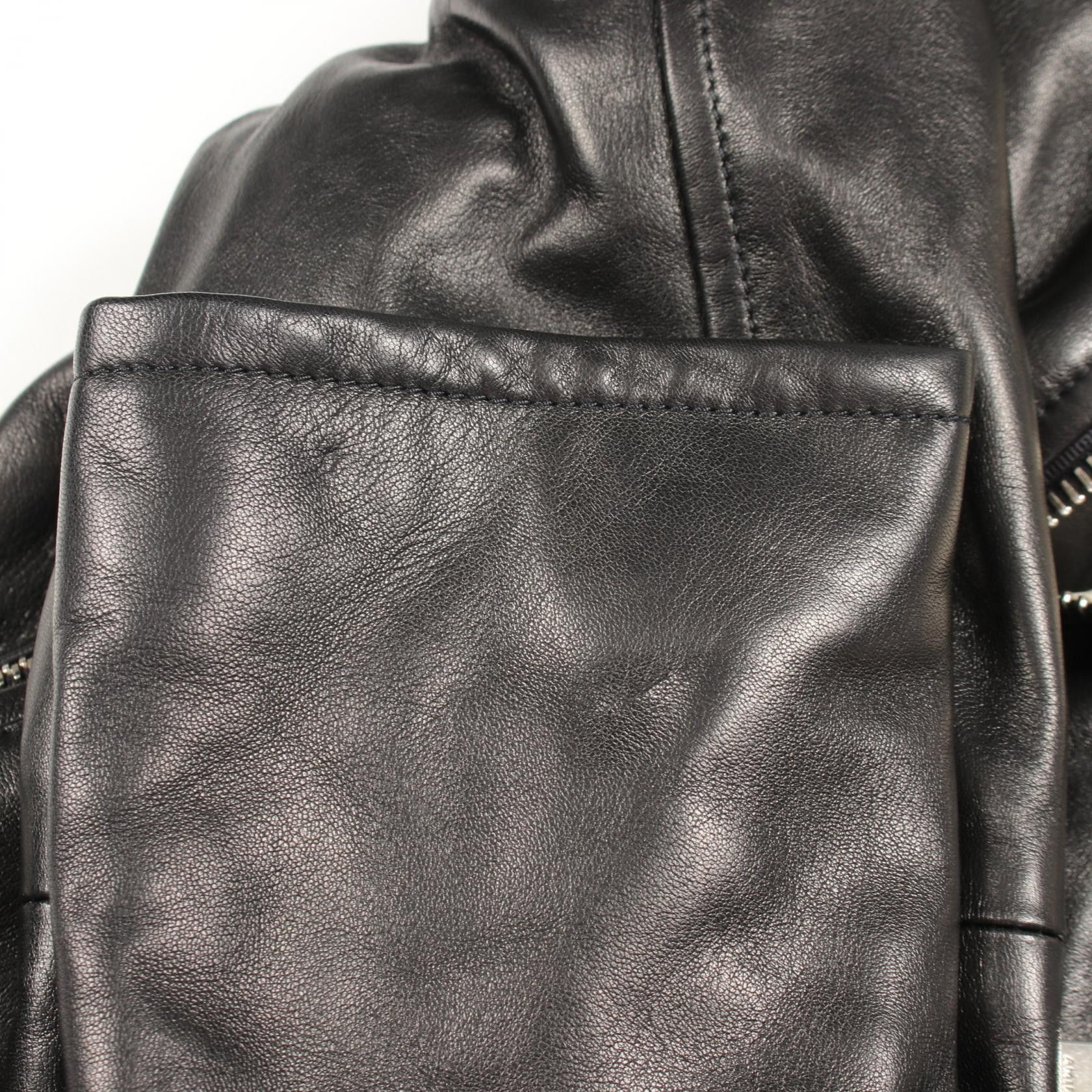 Amiri Amiri Amiri Leather Rider Jacket Leather Outerwear DUTY FREE for USA Size ONE SIZE - 9 Thumbnail