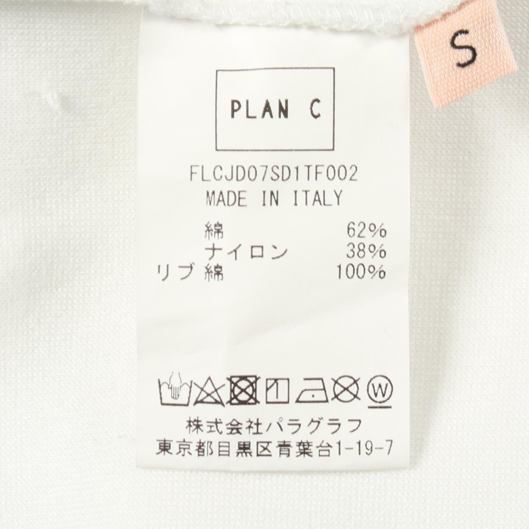 Other Other PLAN C Cotton Short Sleeve Sweatshirt Textile Tops DUTY FREE for USA Size ONE SIZE - 4 Thumbnail