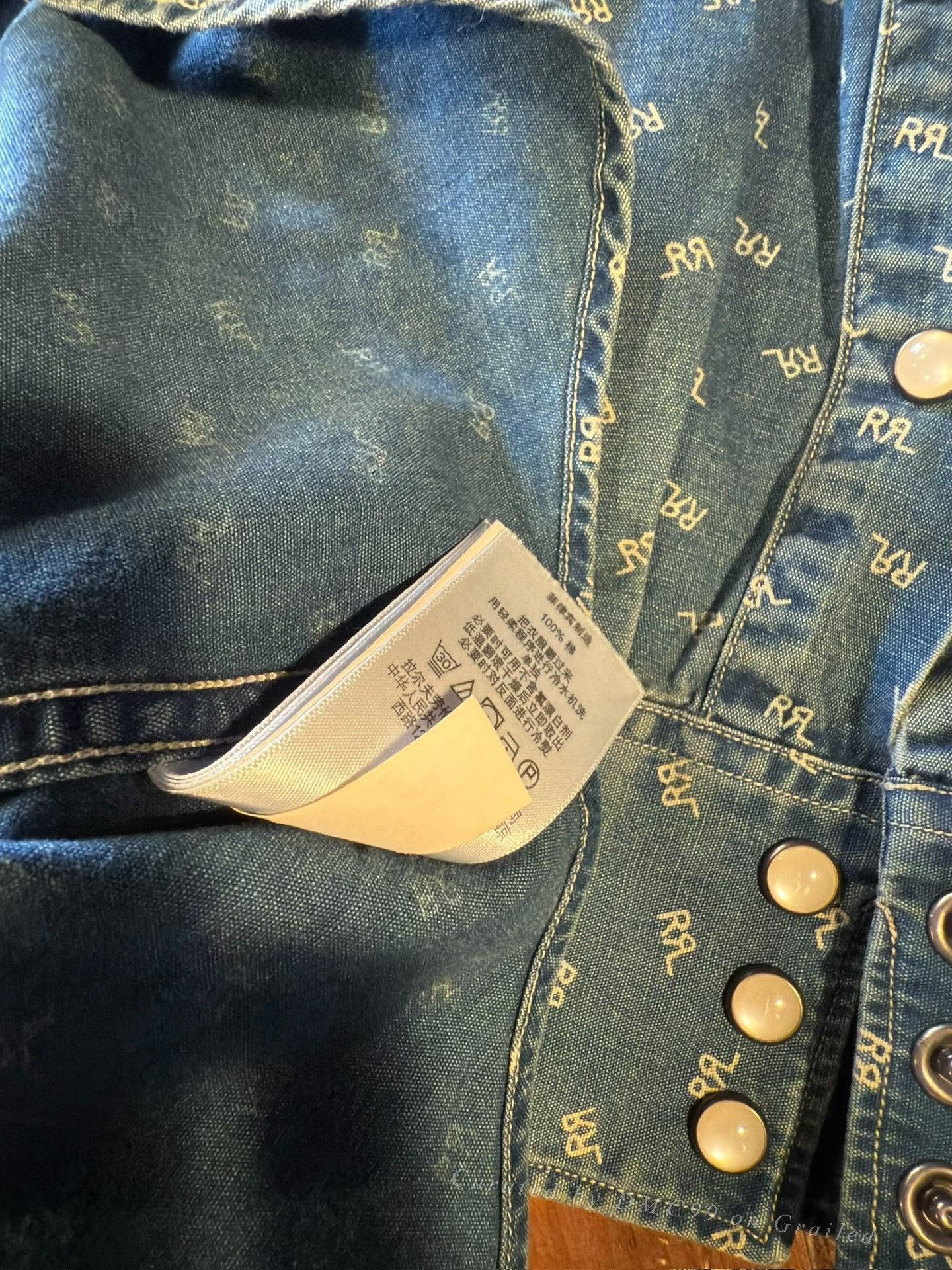 RRL Ralph Lauren RRL Double RL Supply Indigo Cloth Size US XS / EU 42 / 0 - 4 Thumbnail