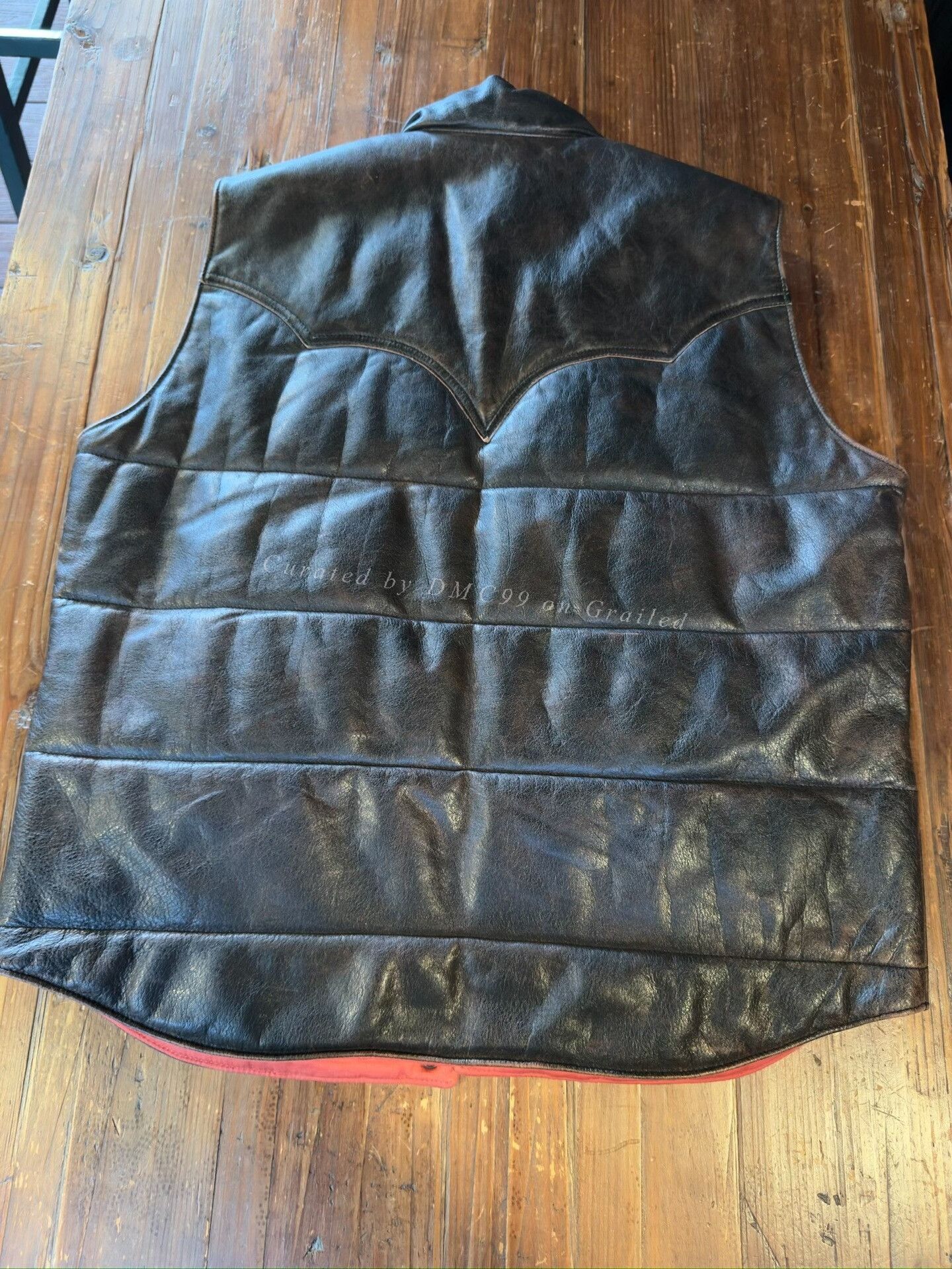RRL Ralph Lauren RRL Double RL Leather Vest M Size US M / EU 48-50 / 2 - 2 Thumbnail