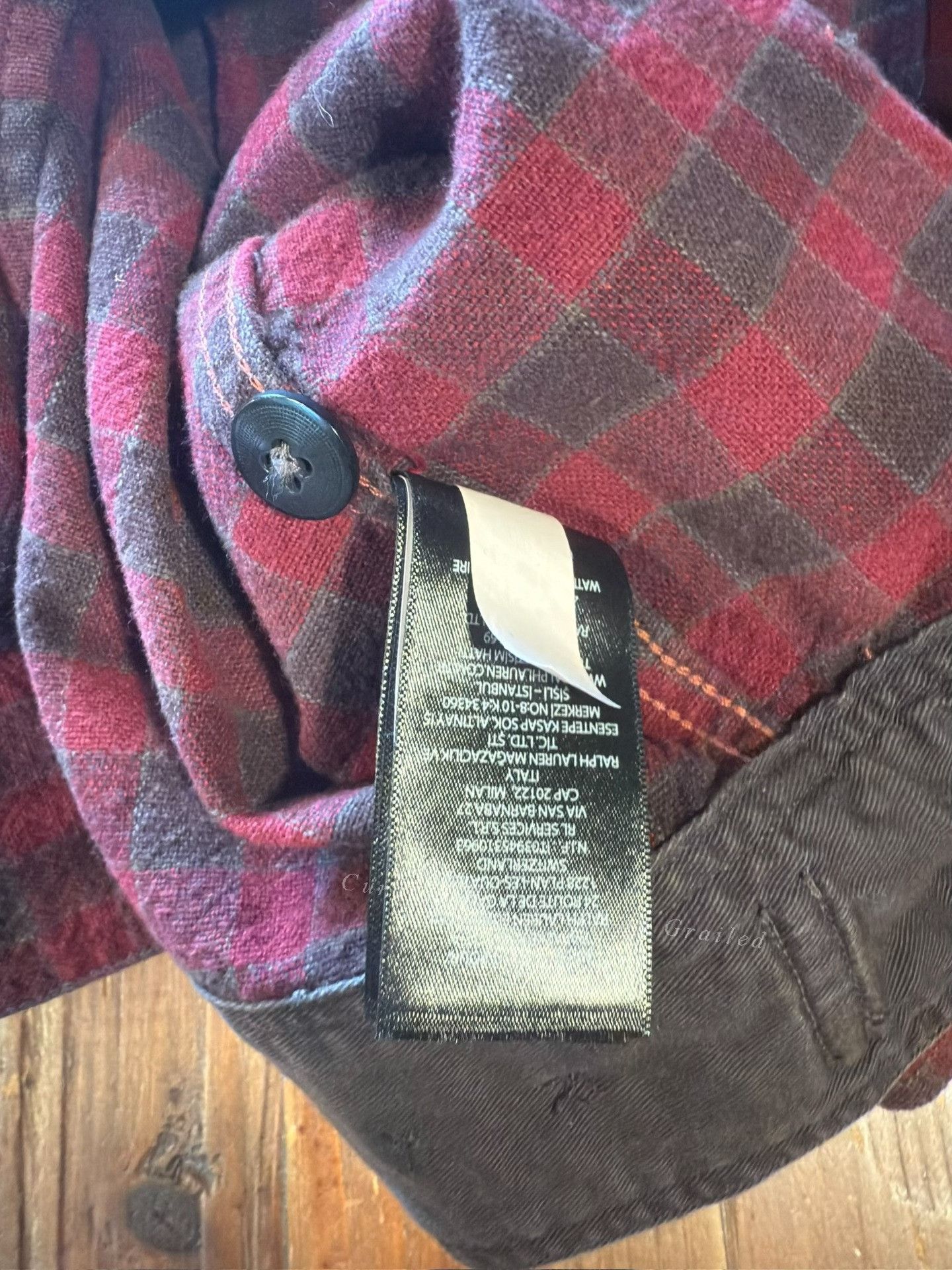 RRL Ralph Lauren RRL Ralph Lauren Red Gray Plaid Work Jacket Size US XL / EU 56 / 4 - 4 Thumbnail
