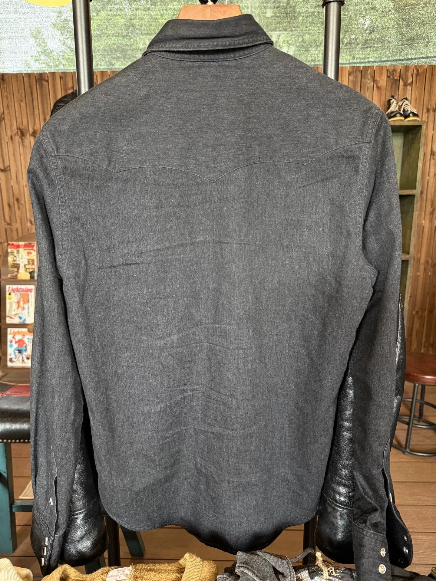 RRL Ralph Lauren RRL Western Denim Shirt Size US XS / EU 42 / 0 - 2 Thumbnail